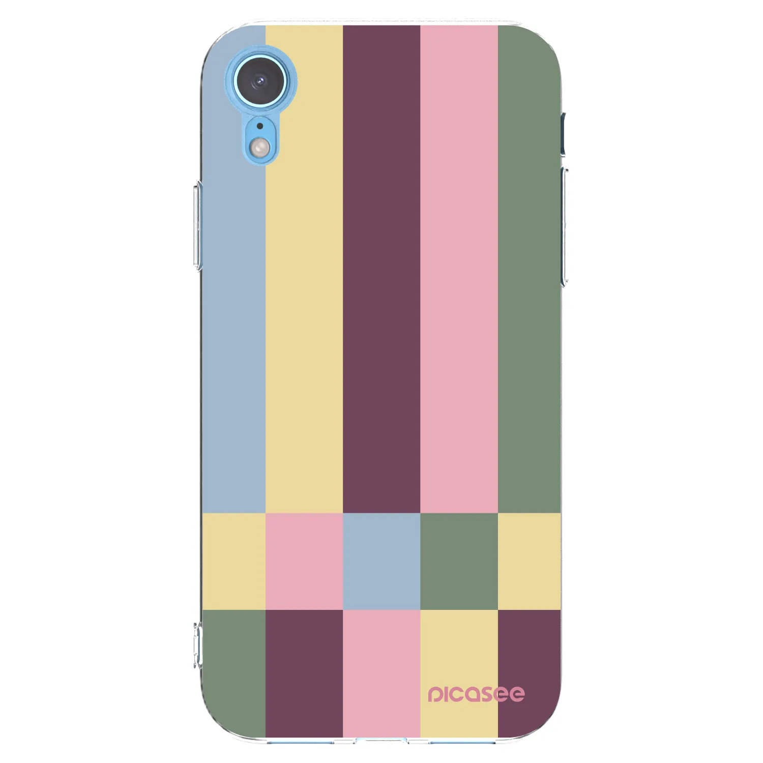 Picasee διαφανής θήκη σιλικόνης Apple iPhone XR - Lobby tiles