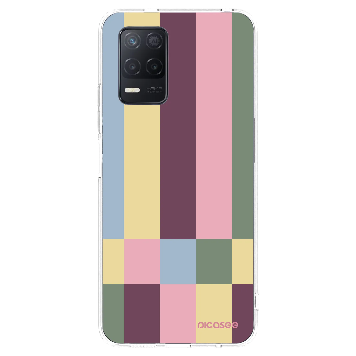 Picasee διαφανής θήκη σιλικόνης Realme 8 5G - Lobby tiles