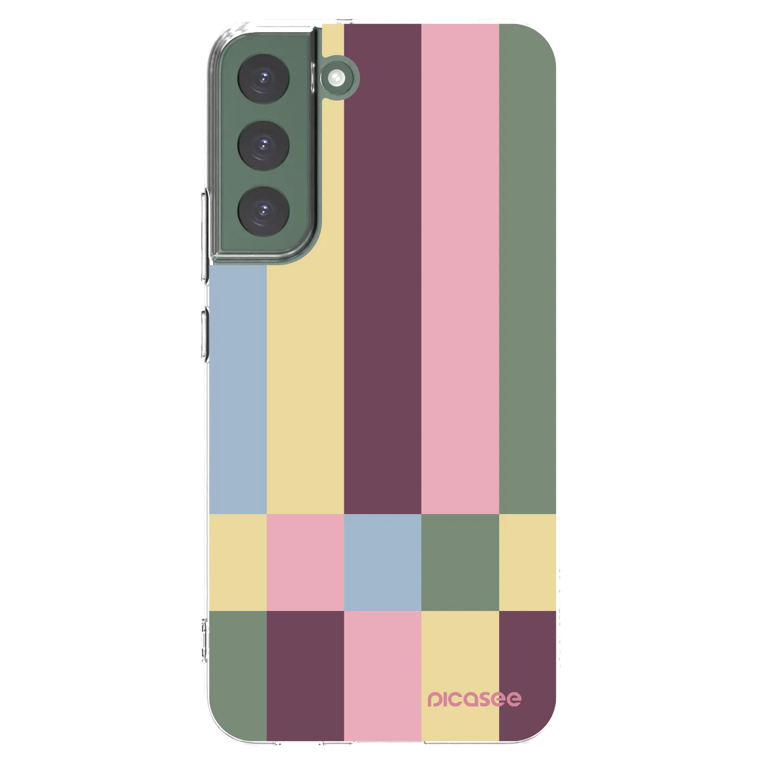 Picasee διαφανής θήκη σιλικόνης Samsung Galaxy S22+ 5G - Lobby tiles
