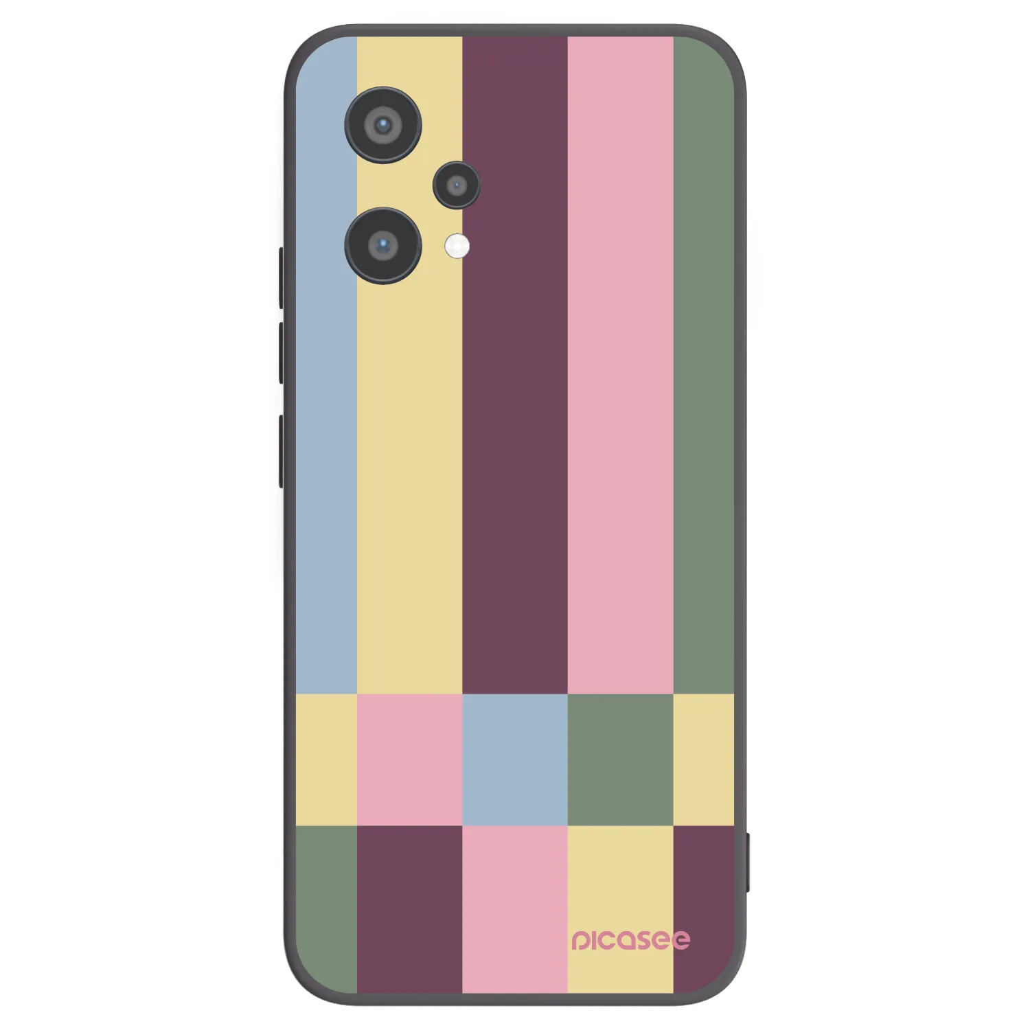 Picasee Μαύρη θήκη σιλικόνης για Realme 9 Pro 5G - Lobby tiles