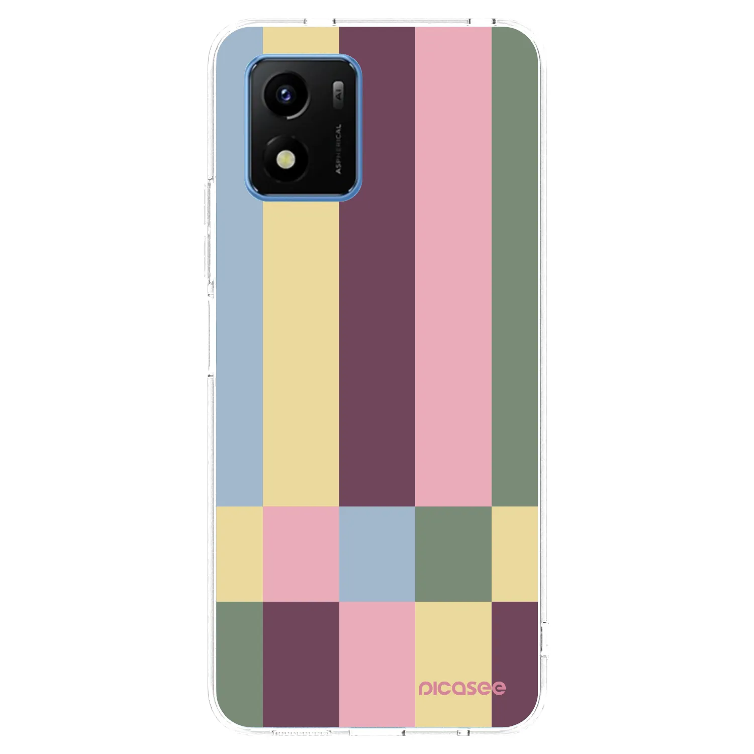 Picasee διαφανής θήκη σιλικόνης Vivo Y01 - Lobby tiles