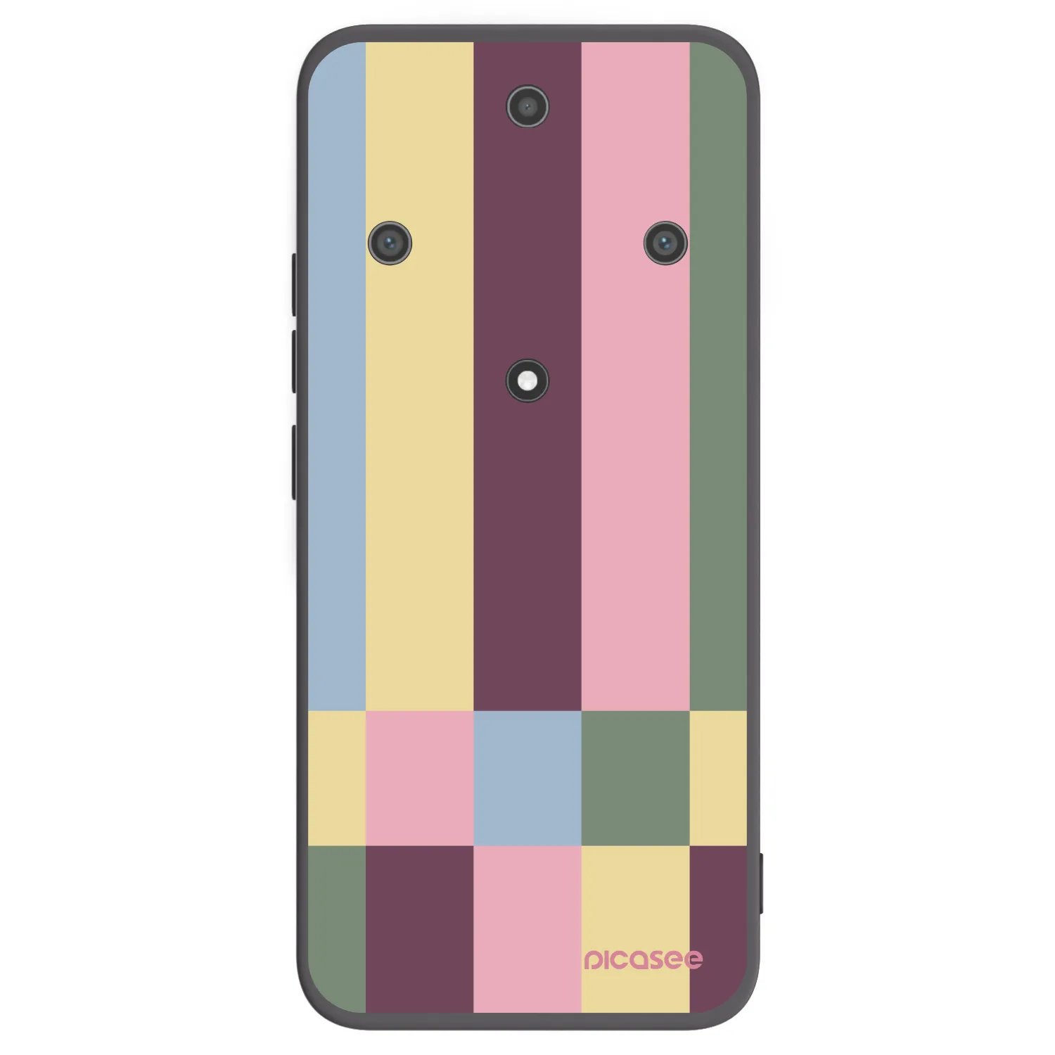 Picasee Μαύρη θήκη σιλικόνης για Honor Magic5 Lite 5G - Lobby tiles