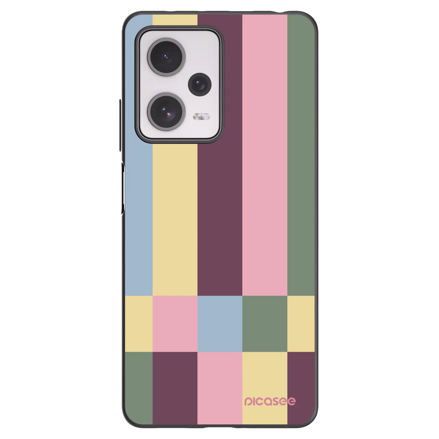 Picasee Μαύρη θήκη σιλικόνης για Xiaomi Redmi Note 12 Pro+ 5G - Lobby tiles