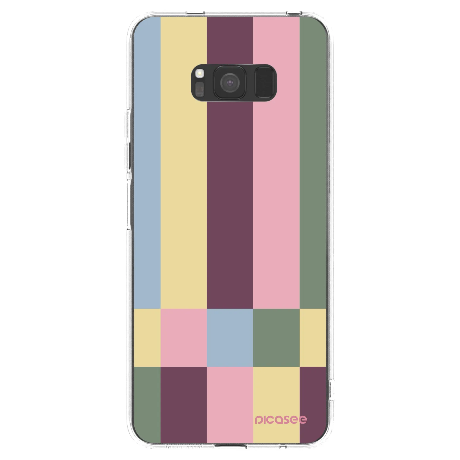 Picasee διαφανής θήκη σιλικόνης Samsung Galaxy S8 G950F - Lobby tiles