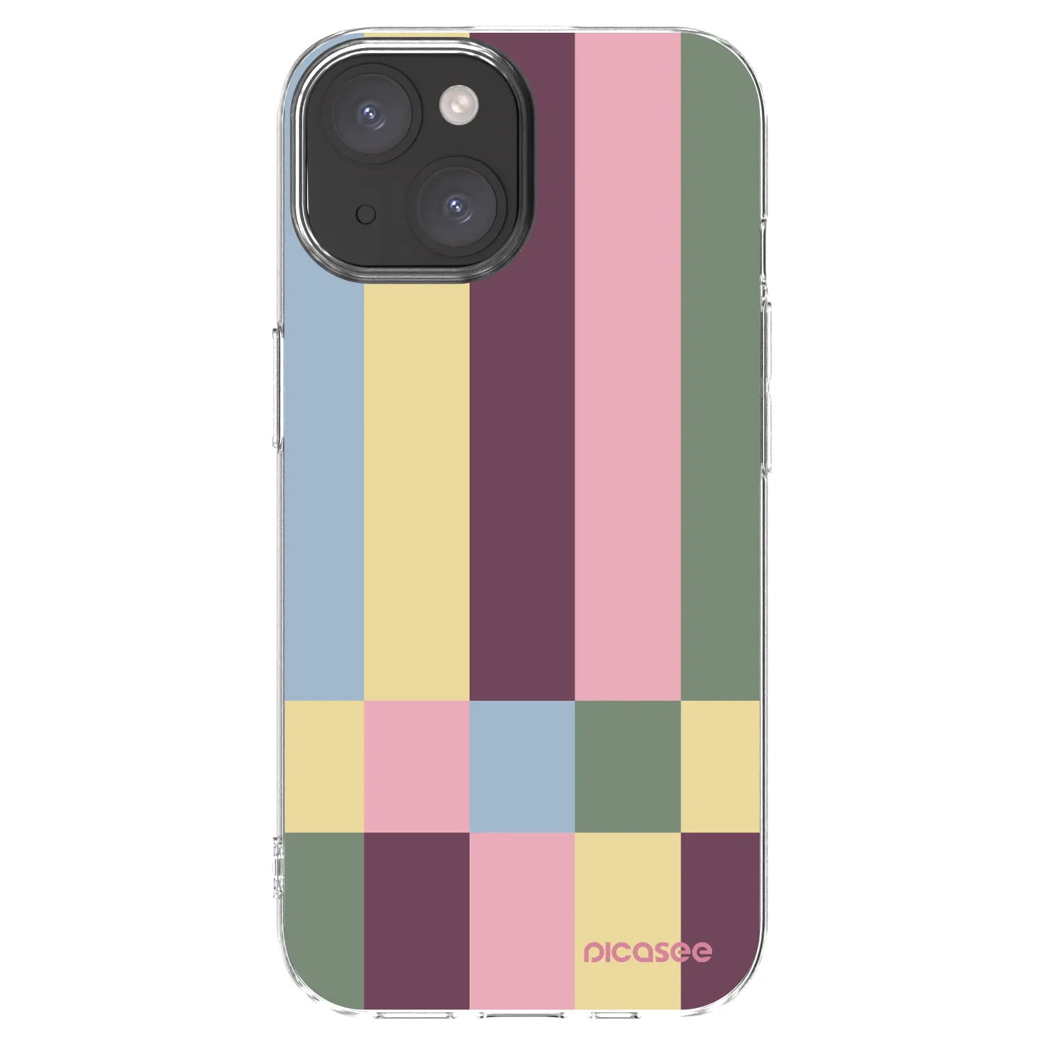 Picasee διαφανής θήκη σιλικόνης Apple iPhone 15 - Lobby tiles