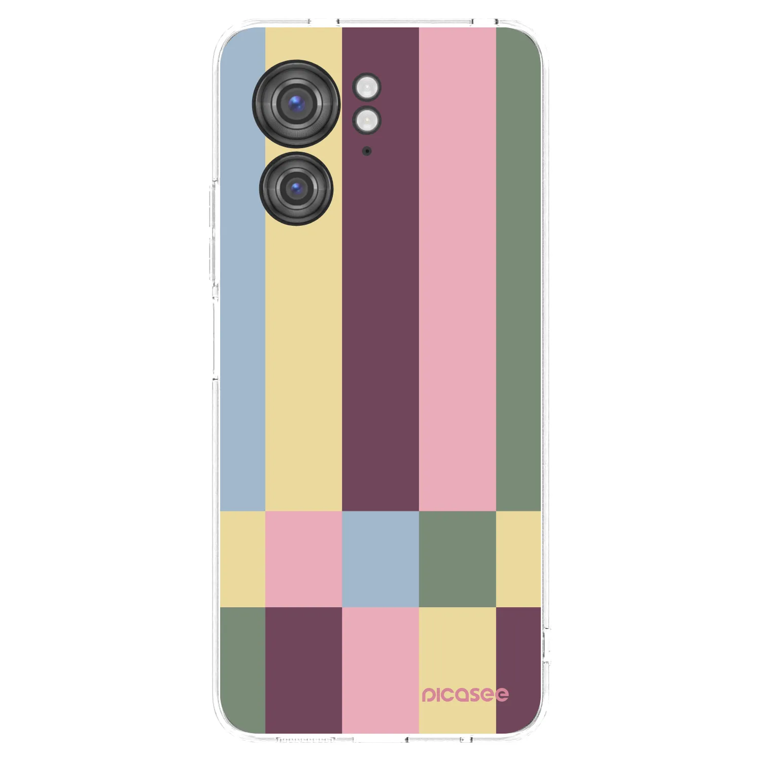 Picasee διαφανής θήκη σιλικόνης Motorola Edge 40 - Lobby tiles