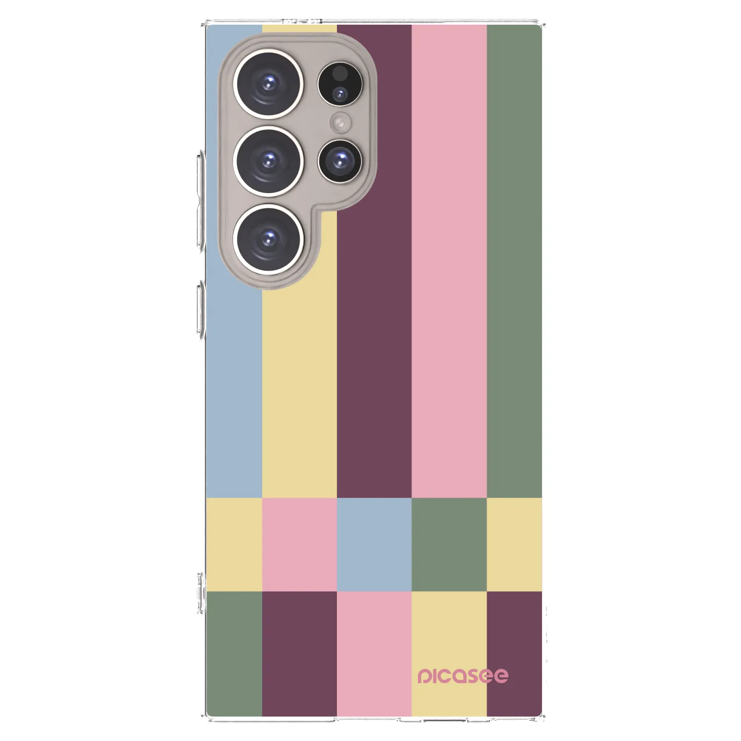 Picasee διαφανής θήκη σιλικόνης Samsung Galaxy S24 Ultra S928B 5G - Lobby tiles