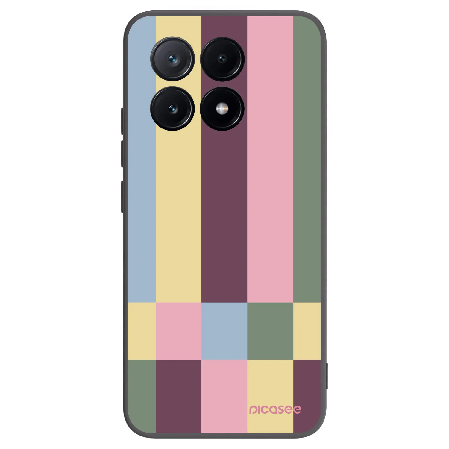 Picasee Μαύρη θήκη σιλικόνης για Xiaomi Poco X6 Pro - Lobby tiles