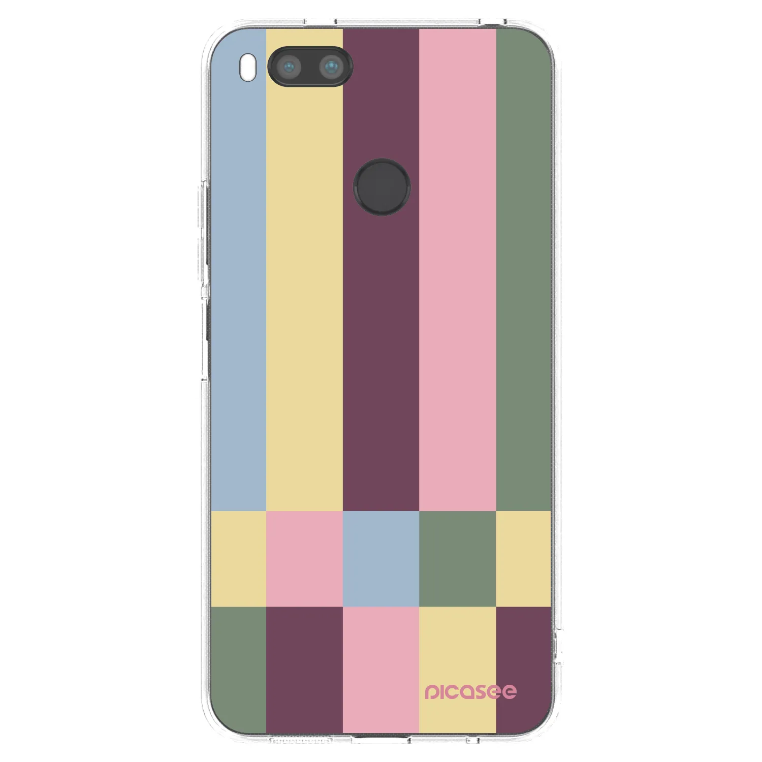 Picasee διαφανής θήκη σιλικόνης Xiaomi Mi A1 Global - Lobby tiles