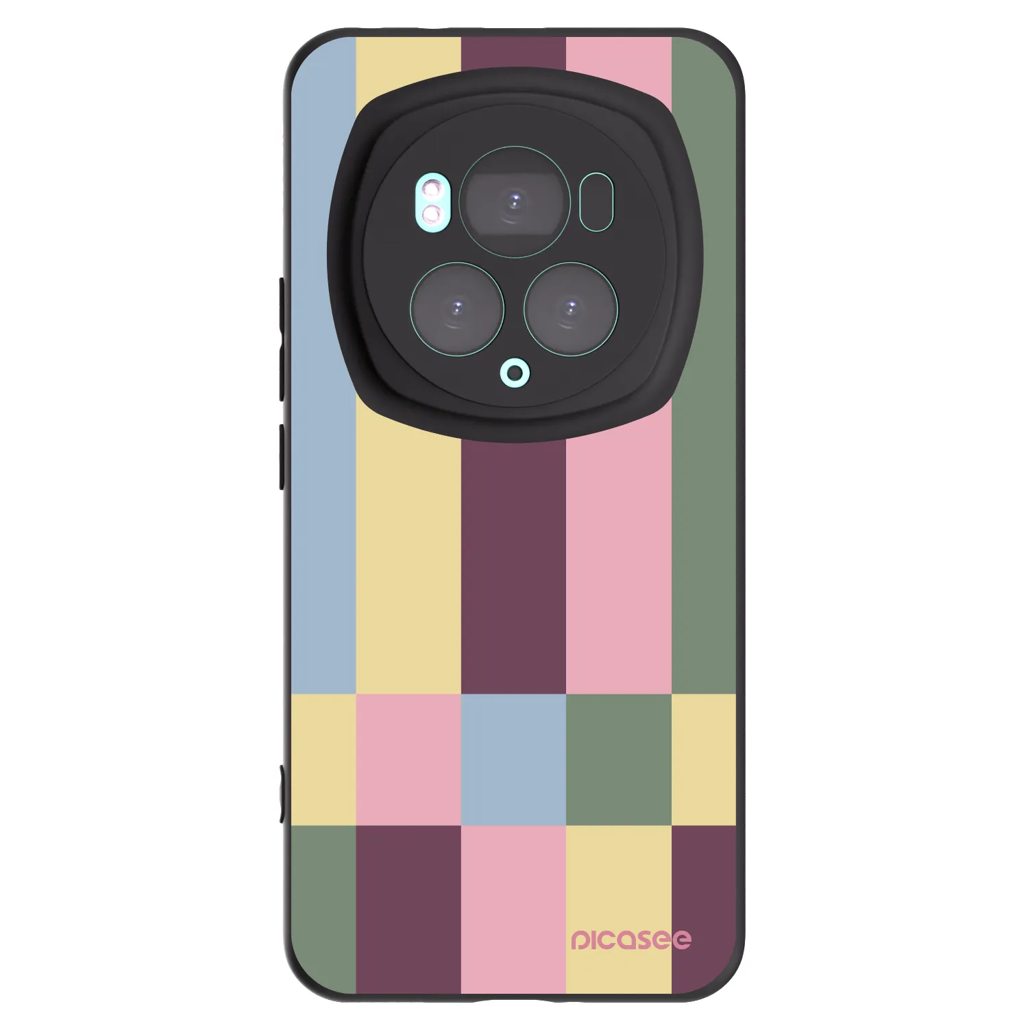 Picasee Μαύρη θήκη σιλικόνης για Honor Magic6 Pro - Lobby tiles