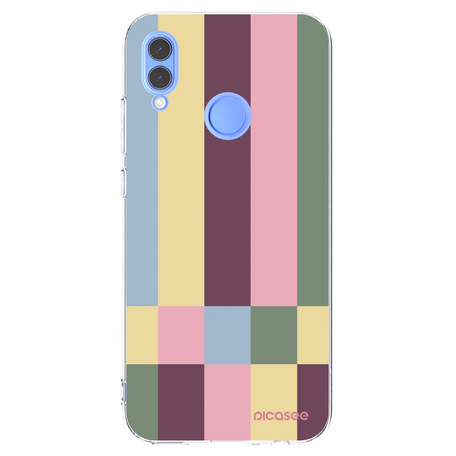 Picasee διαφανής θήκη σιλικόνης Honor 10 Lite - Lobby tiles