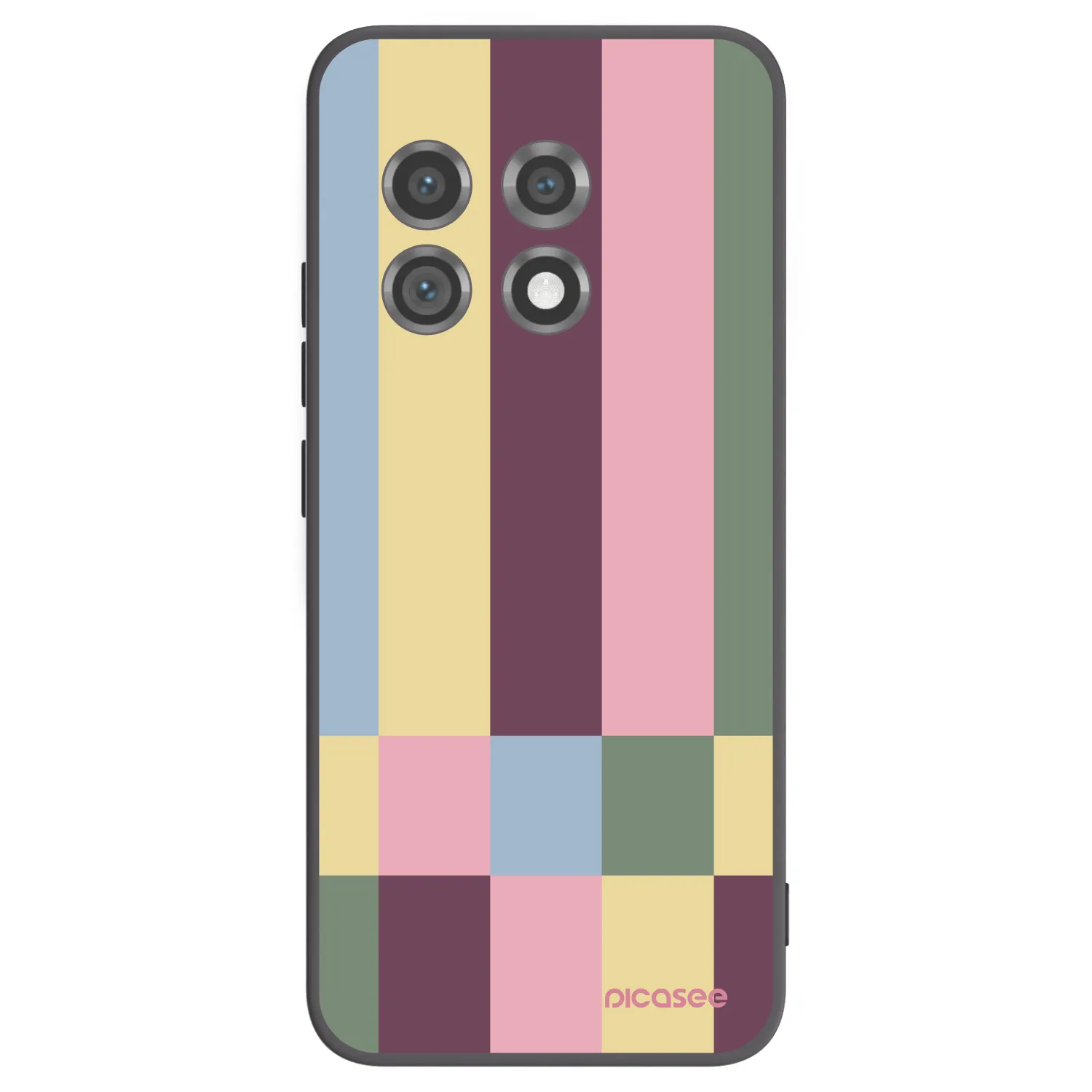 Picasee Μαύρη θήκη σιλικόνης για OnePlus 11 5G - Lobby tiles