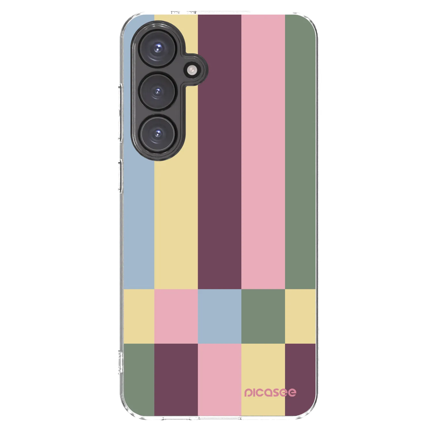 Picasee διαφανής θήκη σιλικόνης Samsung Galaxy S24 FE S721B - Lobby tiles