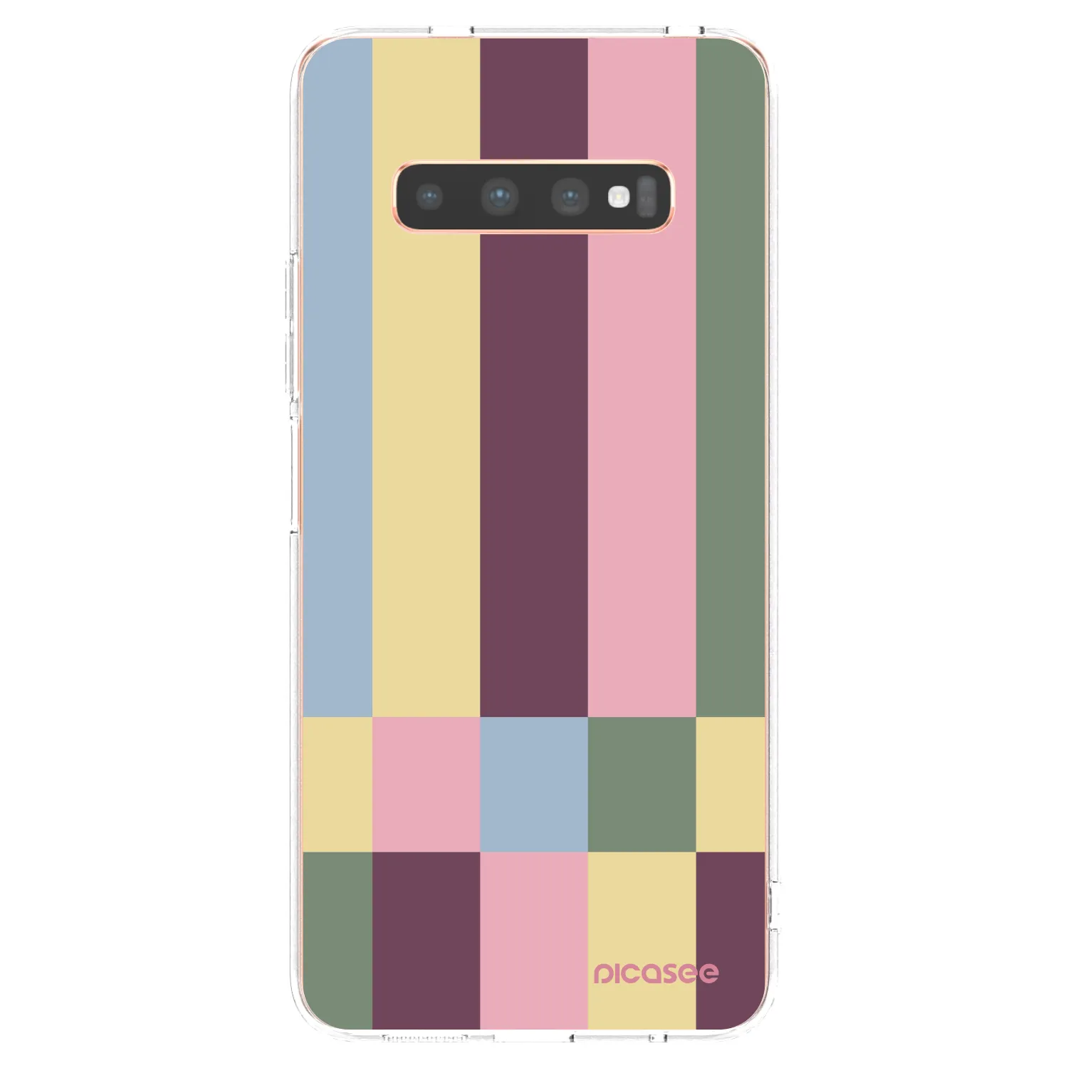Picasee διαφανής θήκη σιλικόνης Samsung Galaxy S10 Plus G975 - Lobby tiles