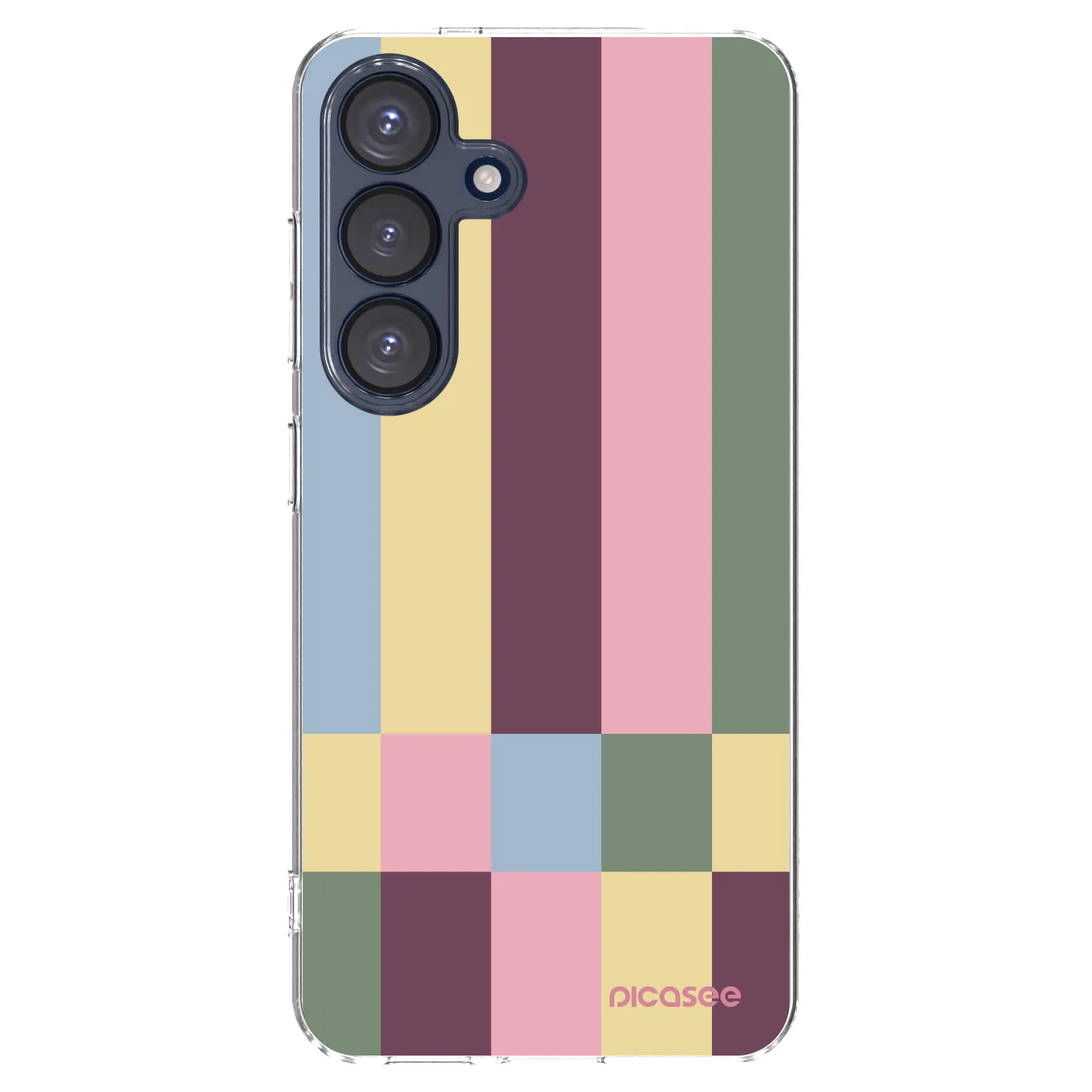 Picasee διαφανής θήκη σιλικόνης Samsung Galaxy S25 5G - Lobby tiles