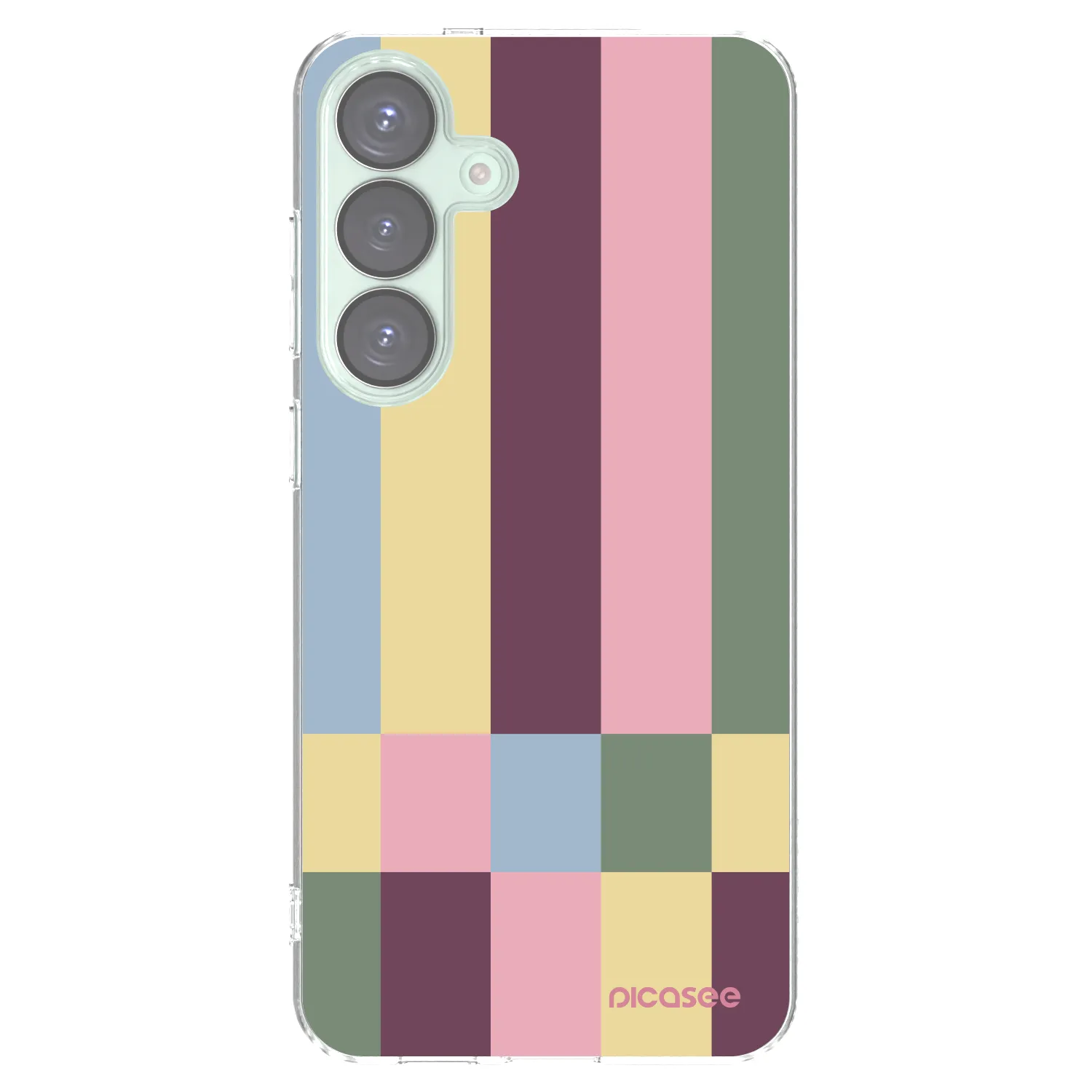 Picasee διαφανής θήκη σιλικόνης Samsung Galaxy S25+ 5G - Lobby tiles