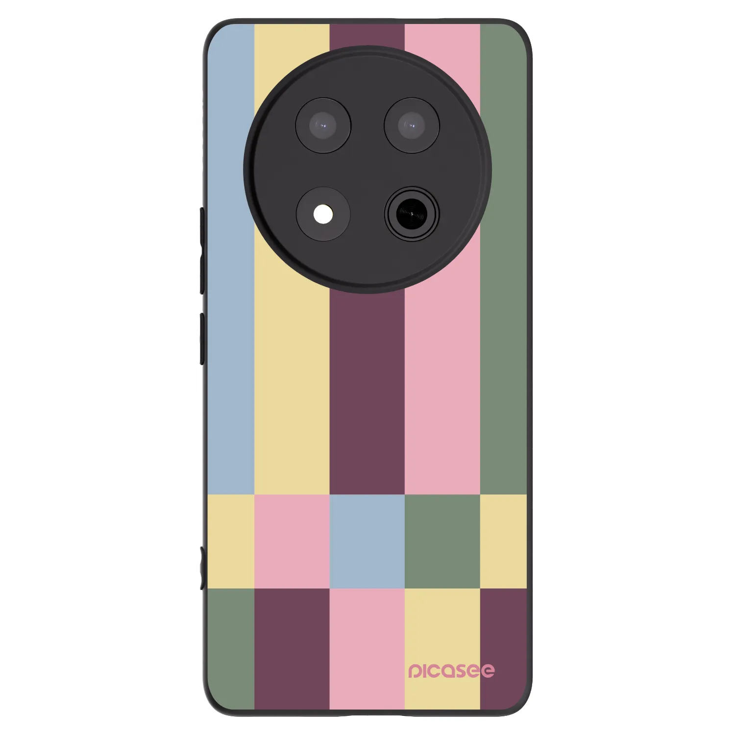 Picasee Μαύρη θήκη σιλικόνης για Honor Magic7 Lite 5G - Lobby tiles