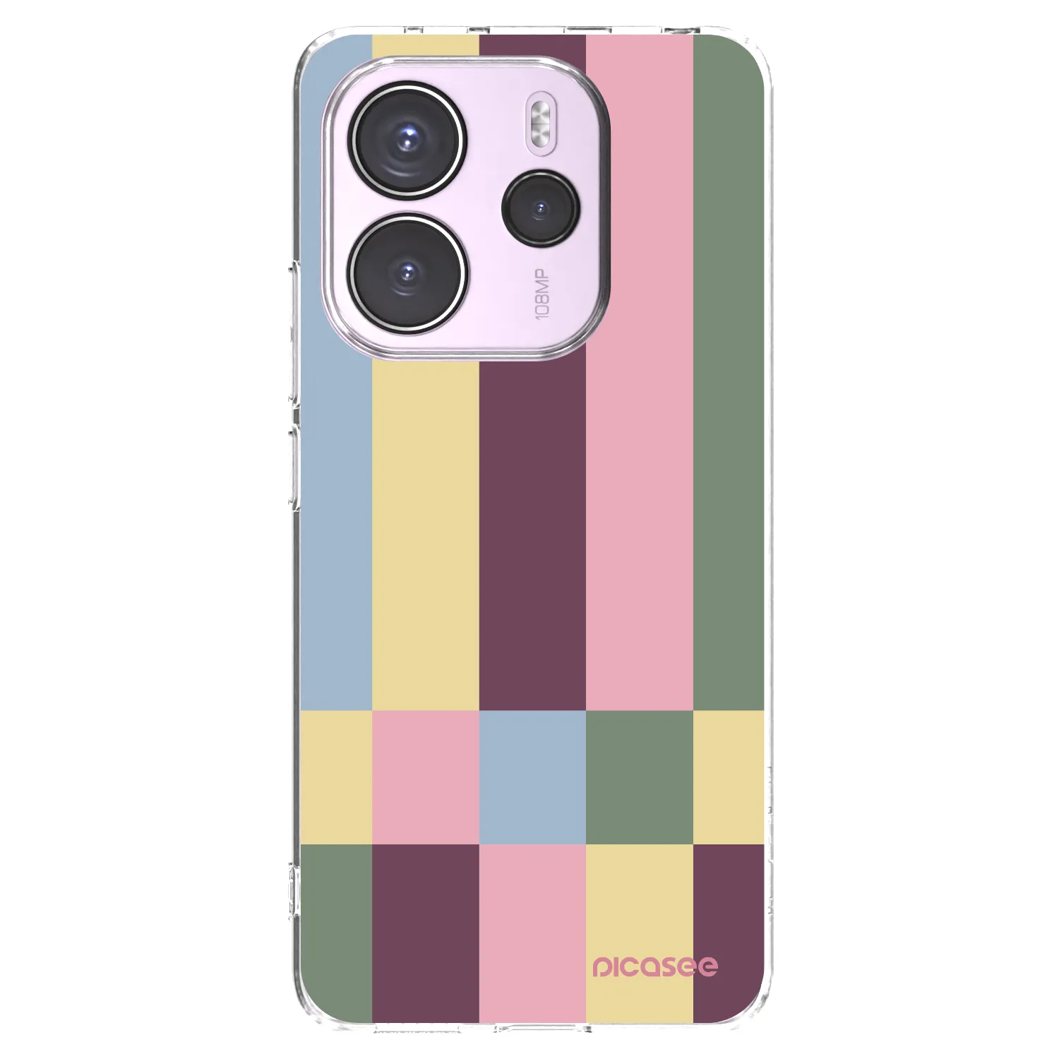Picasee διαφανής θήκη σιλικόνης Xiaomi Redmi Note 14 4G - Lobby tiles