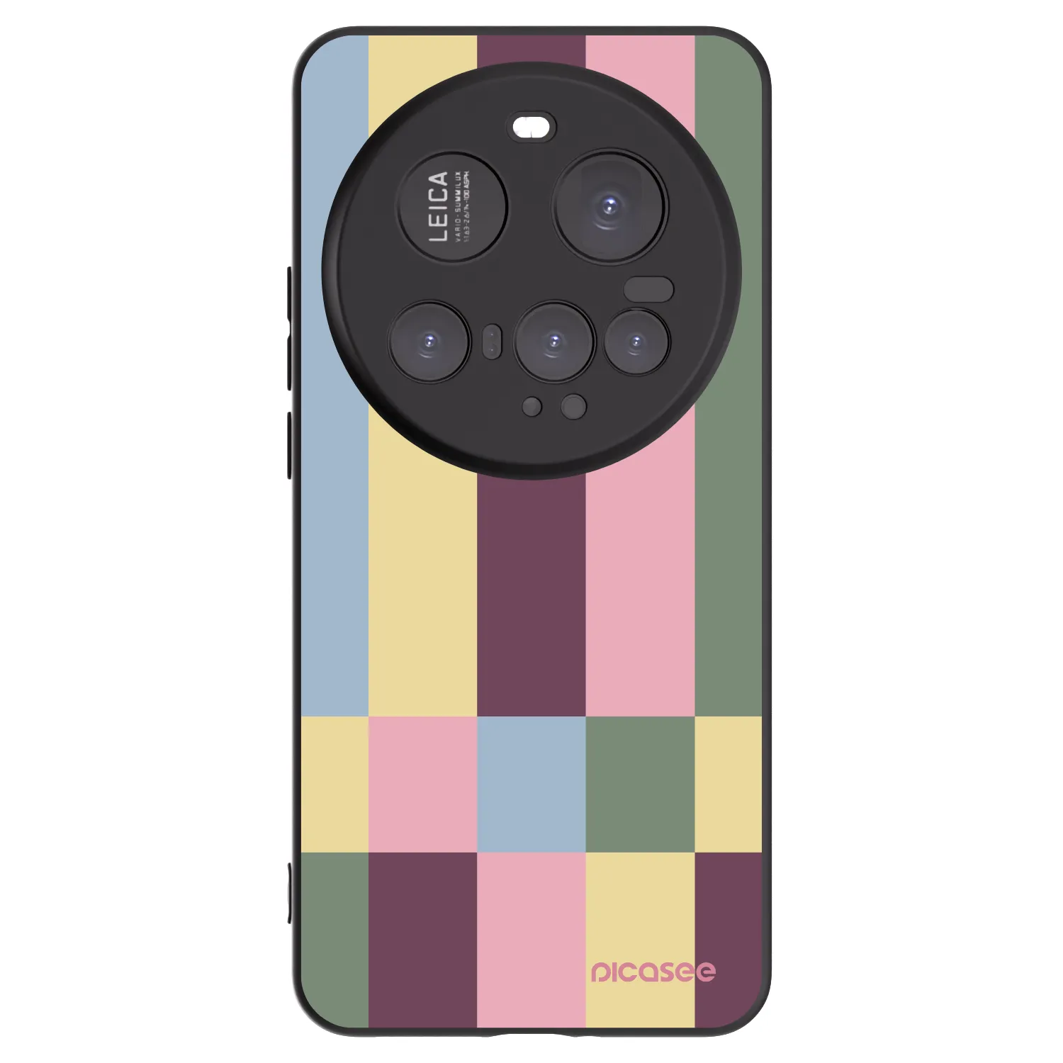 Picasee Μαύρη θήκη σιλικόνης για Xiaomi 15 Ultra - Lobby tiles