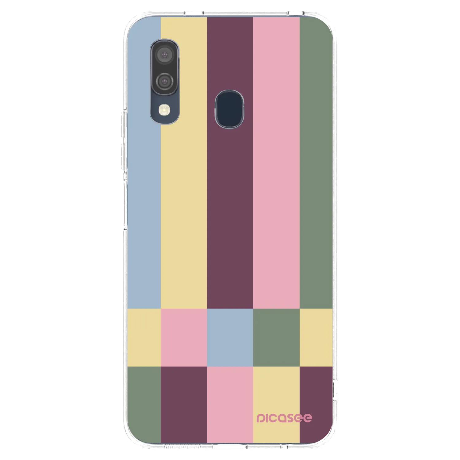 Picasee διαφανής θήκη σιλικόνης Samsung Galaxy A40 A405F - Lobby tiles