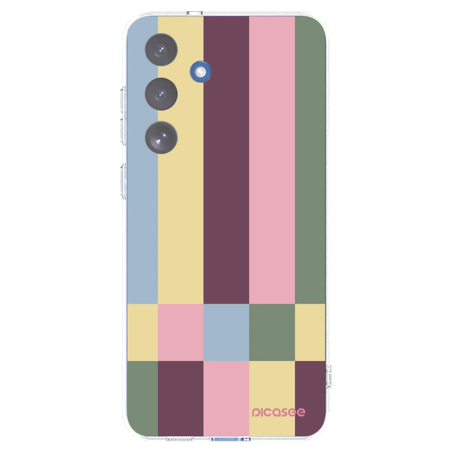 Picasee διαφανής θήκη σιλικόνης Samsung Galaxy S25 FE 5G - Lobby tiles