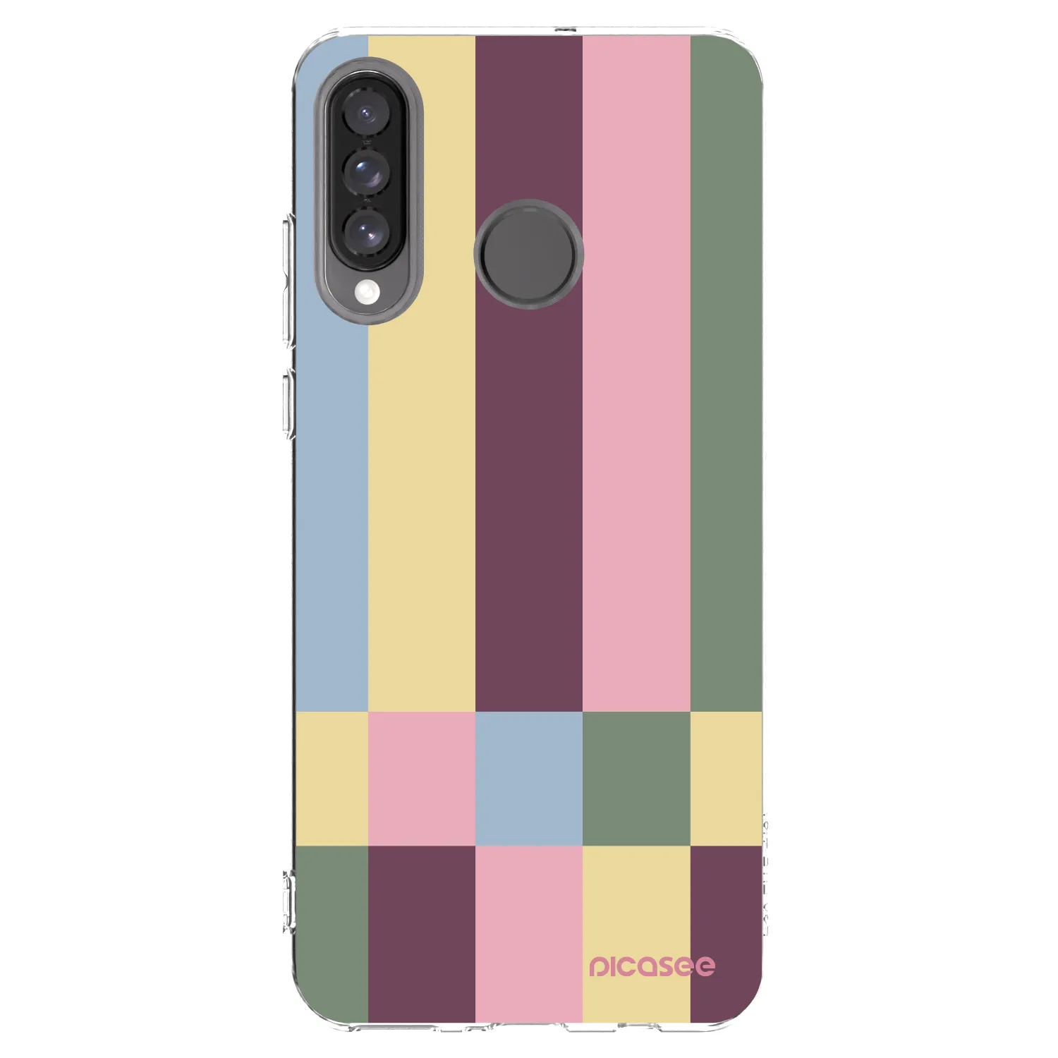 Picasee διαφανής θήκη σιλικόνης Huawei P30 Lite - Lobby tiles