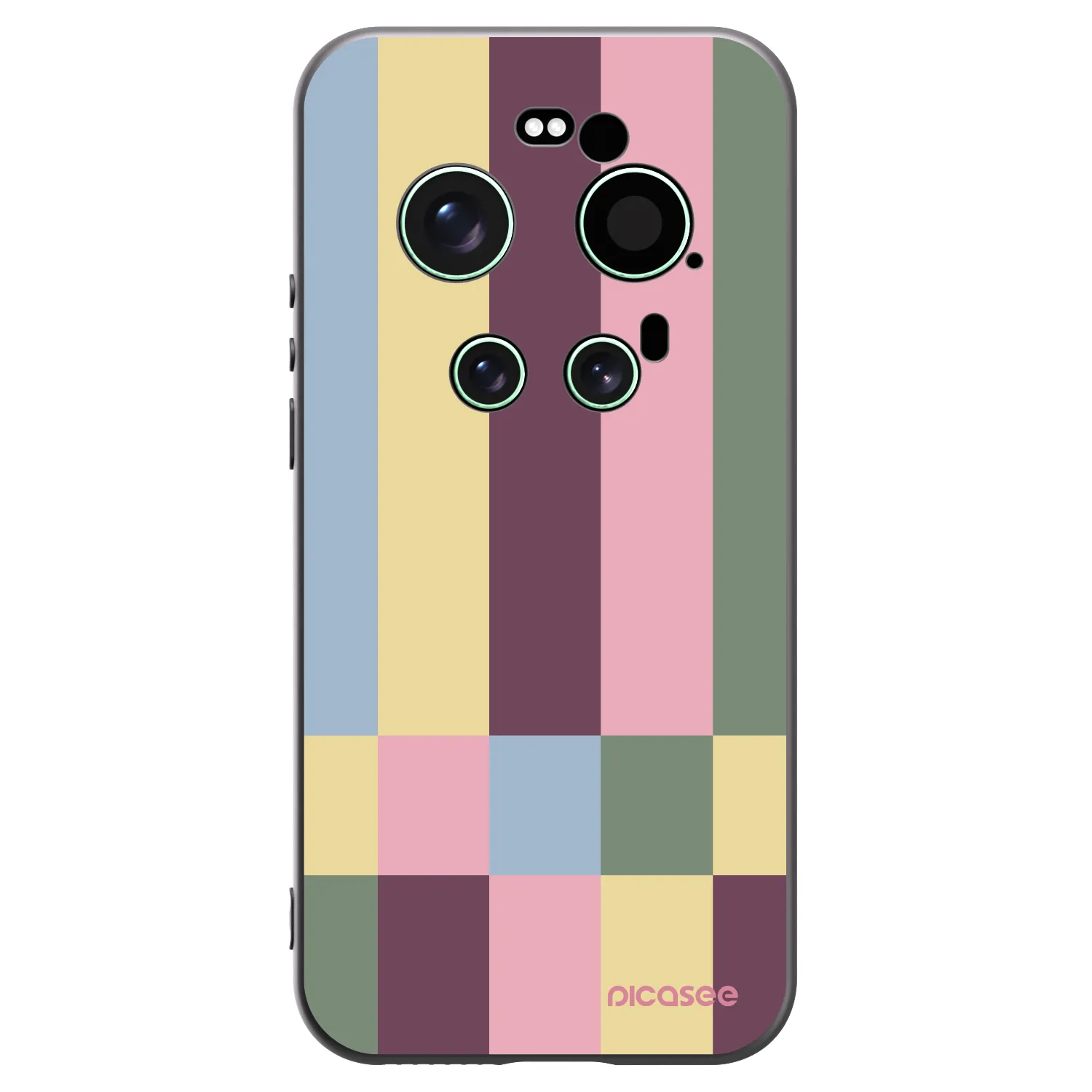Picasee Μαύρη θήκη σιλικόνης για Xiaomi 17 Ultra - Lobby tiles