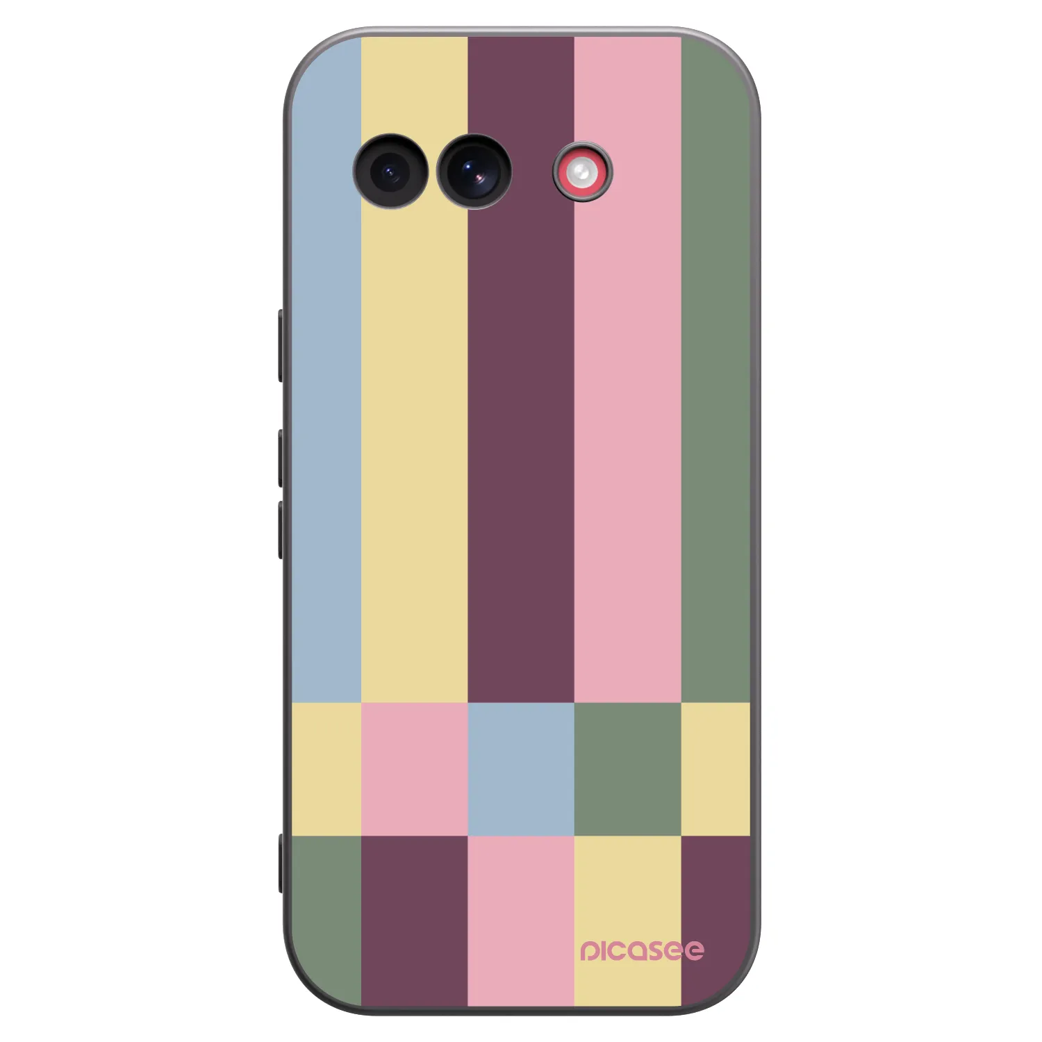Picasee Μαύρη θήκη σιλικόνης για Google Pixel 10a - Lobby tiles