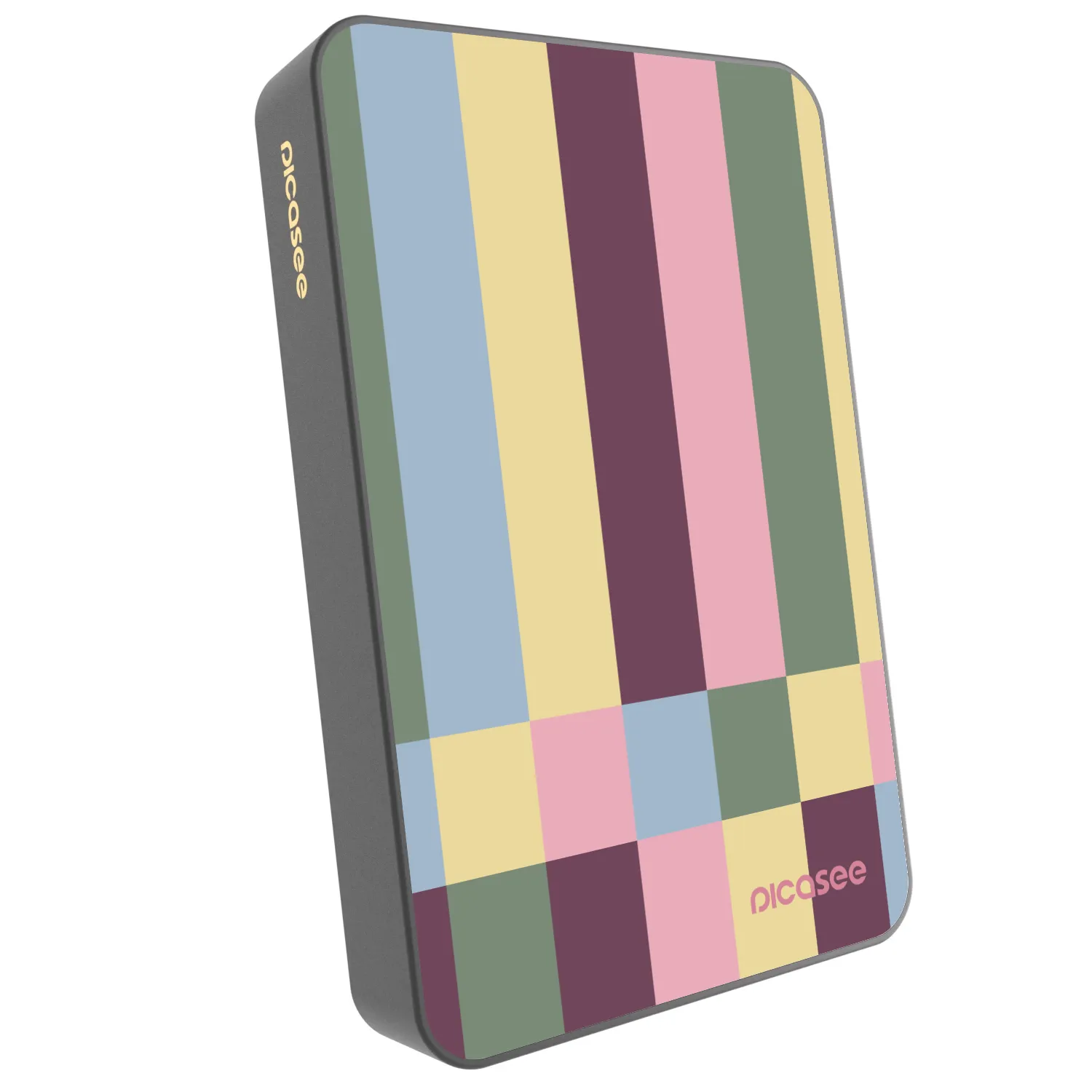 Picasee Powerbank με MagSafe 10 000 mAh Γκρί - Lobby tiles