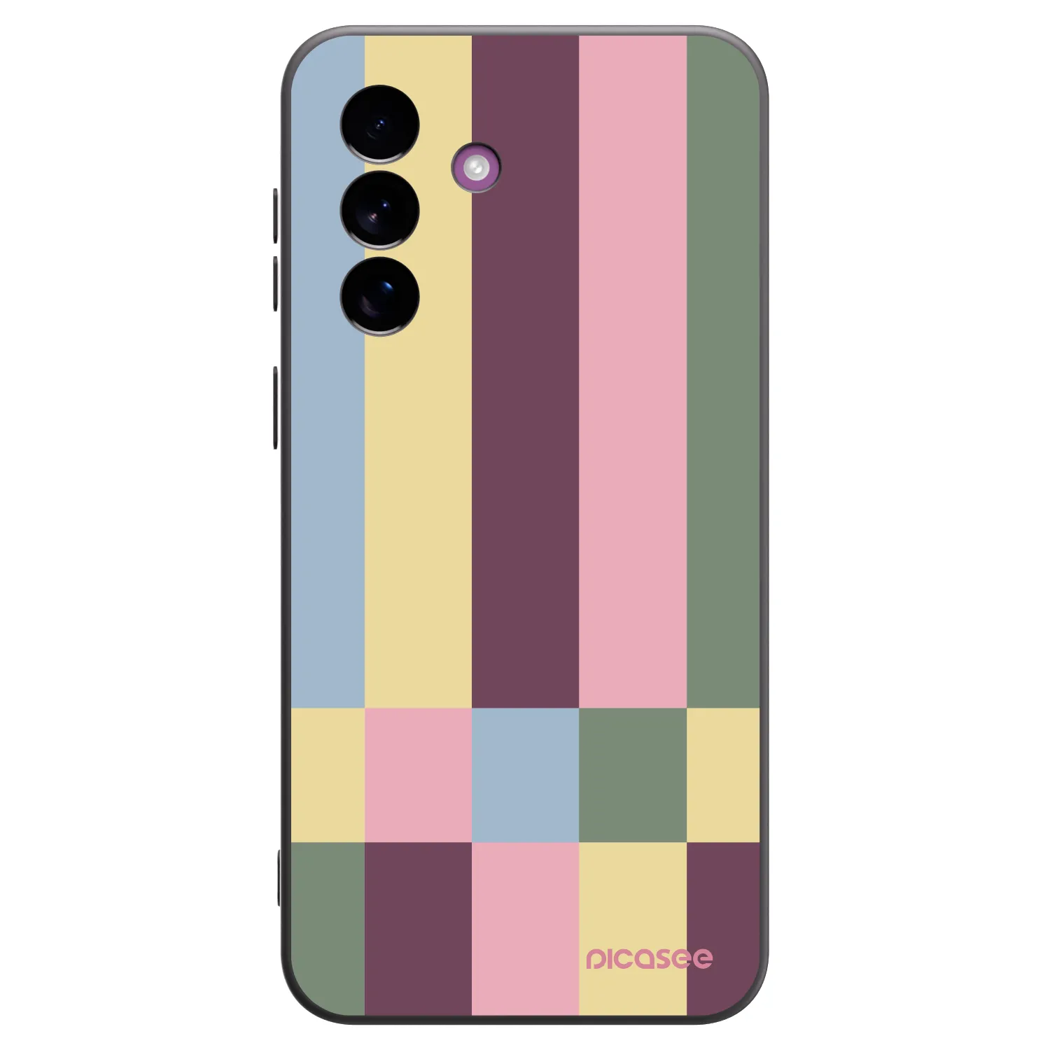 Picasee Μαύρη θήκη σιλικόνης για Samsung Galaxy A37 - Lobby tiles
