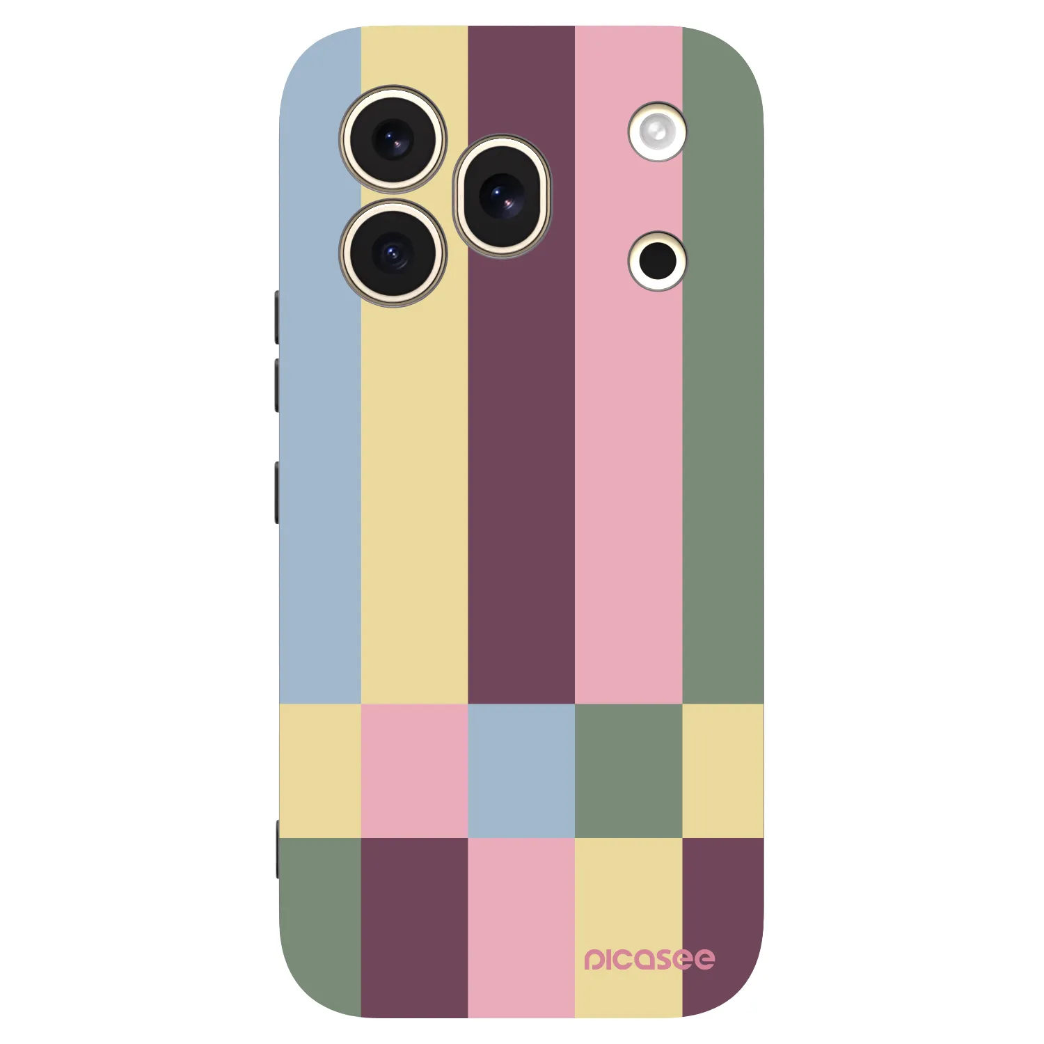 Picasee Μαύρη θήκη σιλικόνης για Honor 600 Pro - Lobby tiles