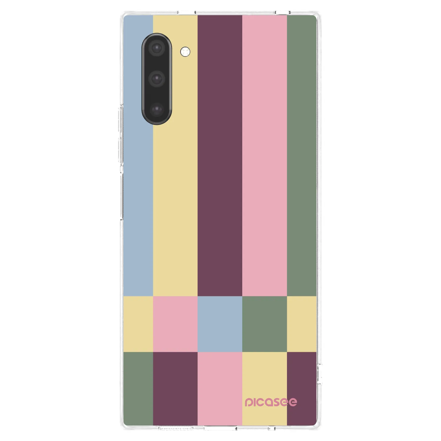 Picasee διαφανής θήκη σιλικόνης Samsung Galaxy Note 10 N970F - Lobby tiles