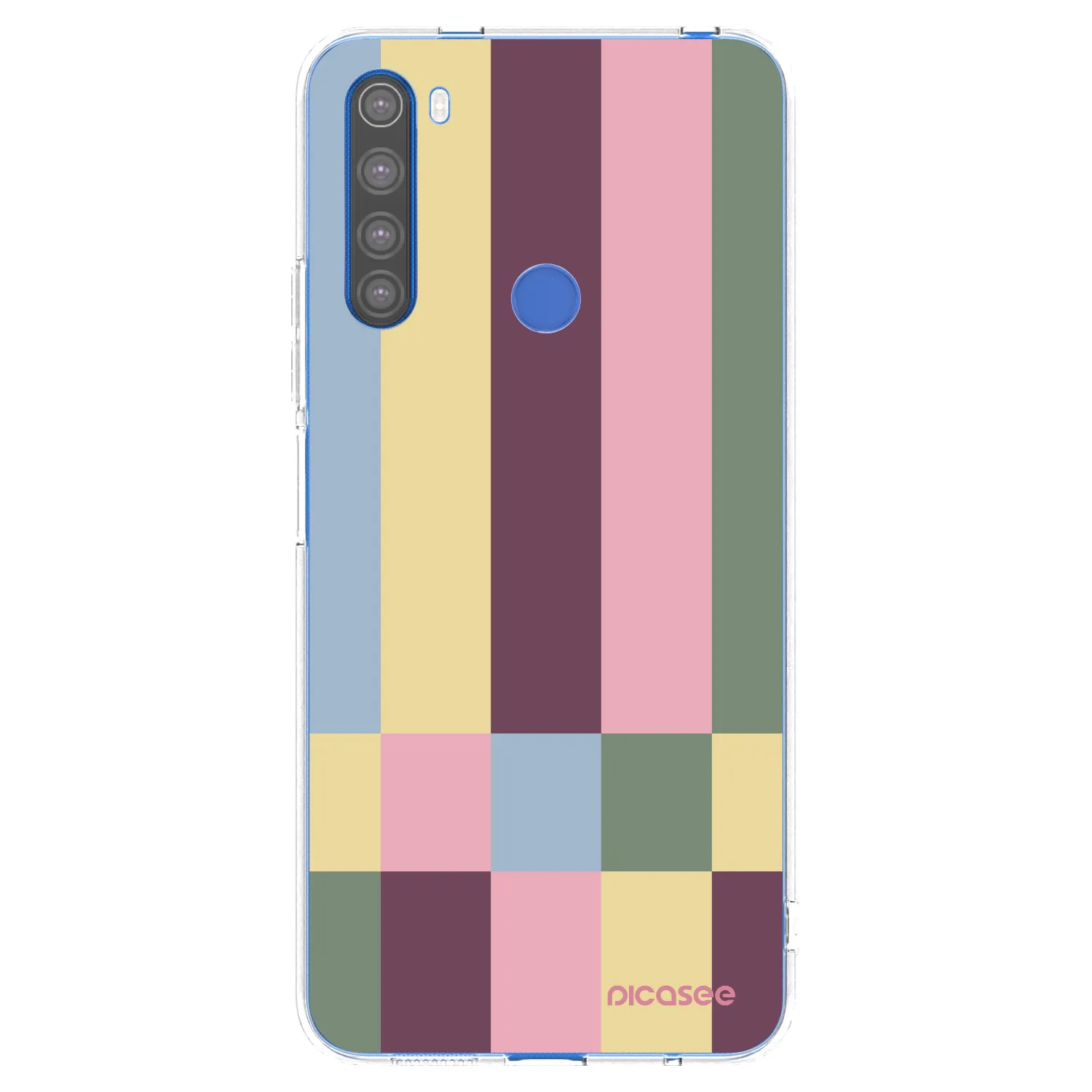 Picasee διαφανής θήκη σιλικόνης Xiaomi Redmi Note 8T - Lobby tiles