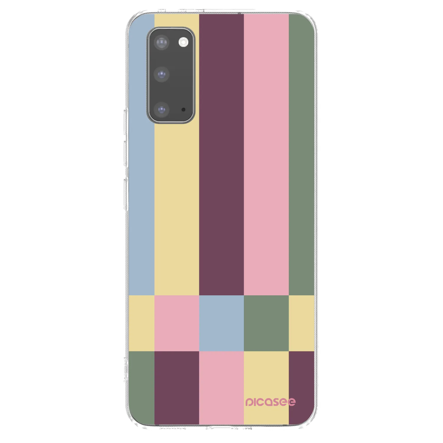 Picasee διαφανής θήκη σιλικόνης Samsung Galaxy S20 G980F - Lobby tiles