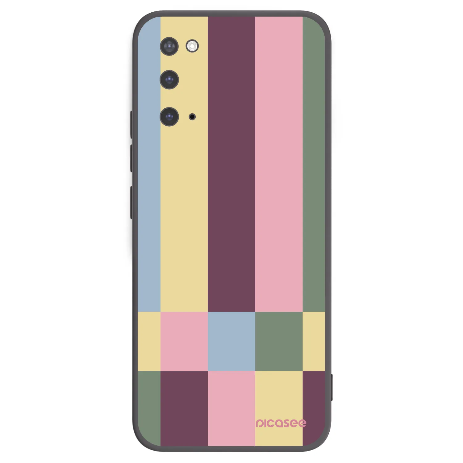 Picasee Μαύρη θήκη σιλικόνης για Samsung Galaxy S20 G980F - Lobby tiles