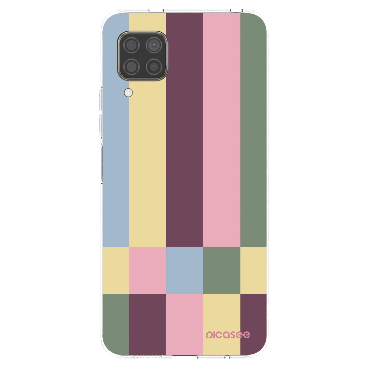 Picasee διαφανής θήκη σιλικόνης Huawei P40 Lite - Lobby tiles