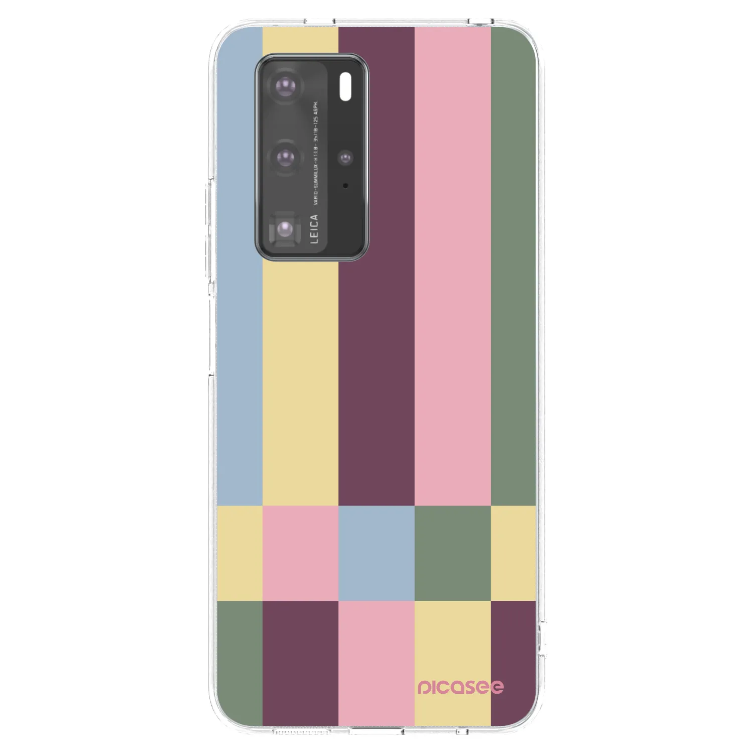 Picasee διαφανής θήκη σιλικόνης Huawei P40 Pro - Lobby tiles