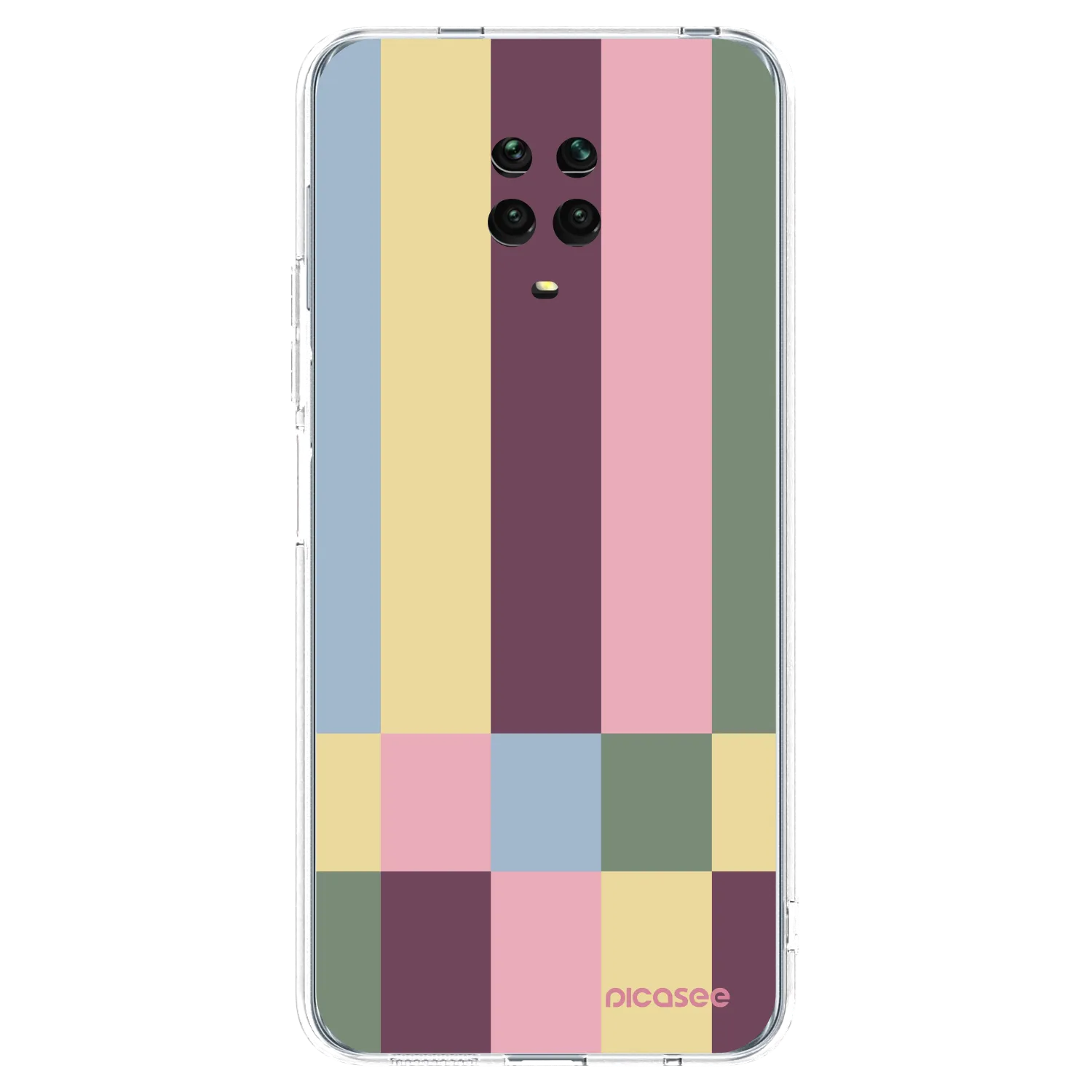 Picasee διαφανής θήκη σιλικόνης Xiaomi Redmi Note 9S - Lobby tiles