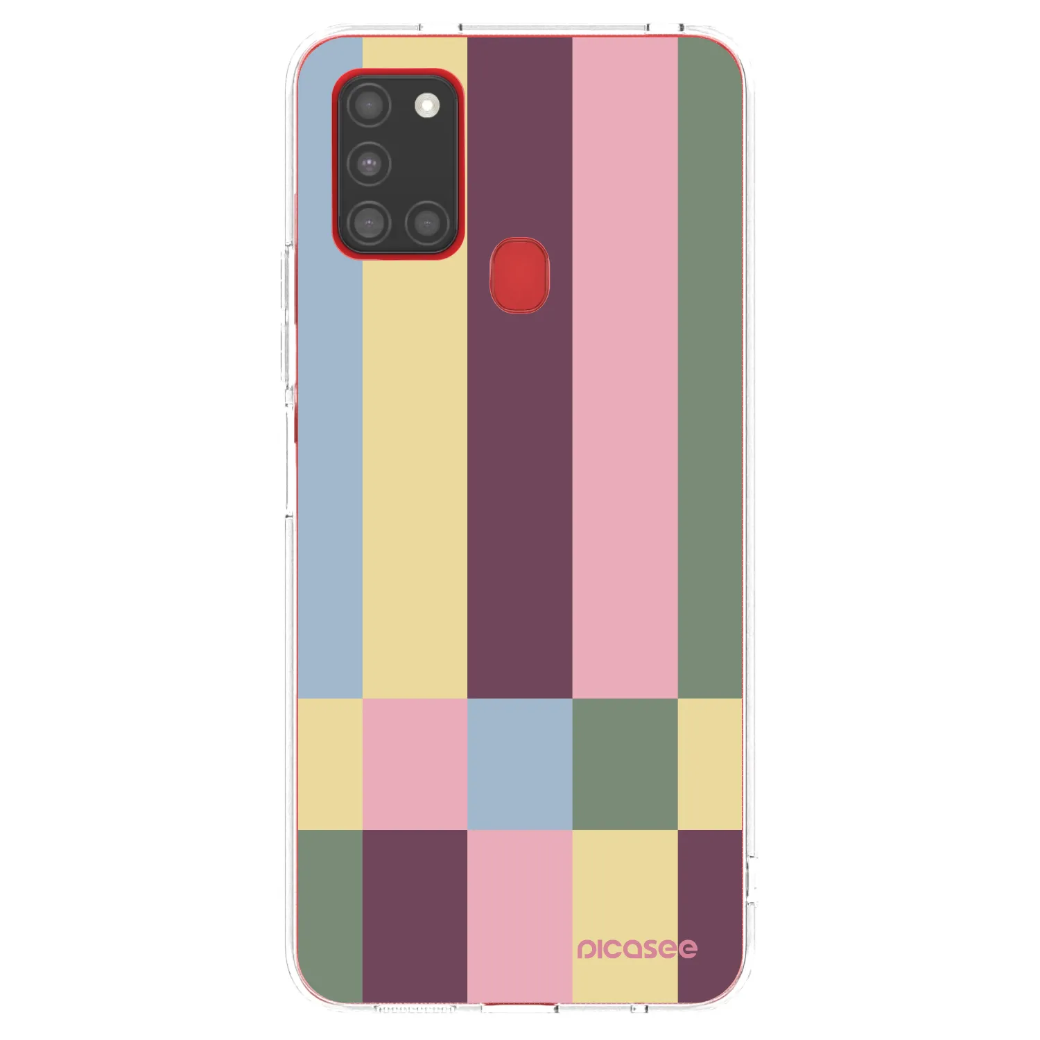 Picasee διαφανής θήκη σιλικόνης Samsung Galaxy A21s - Lobby tiles