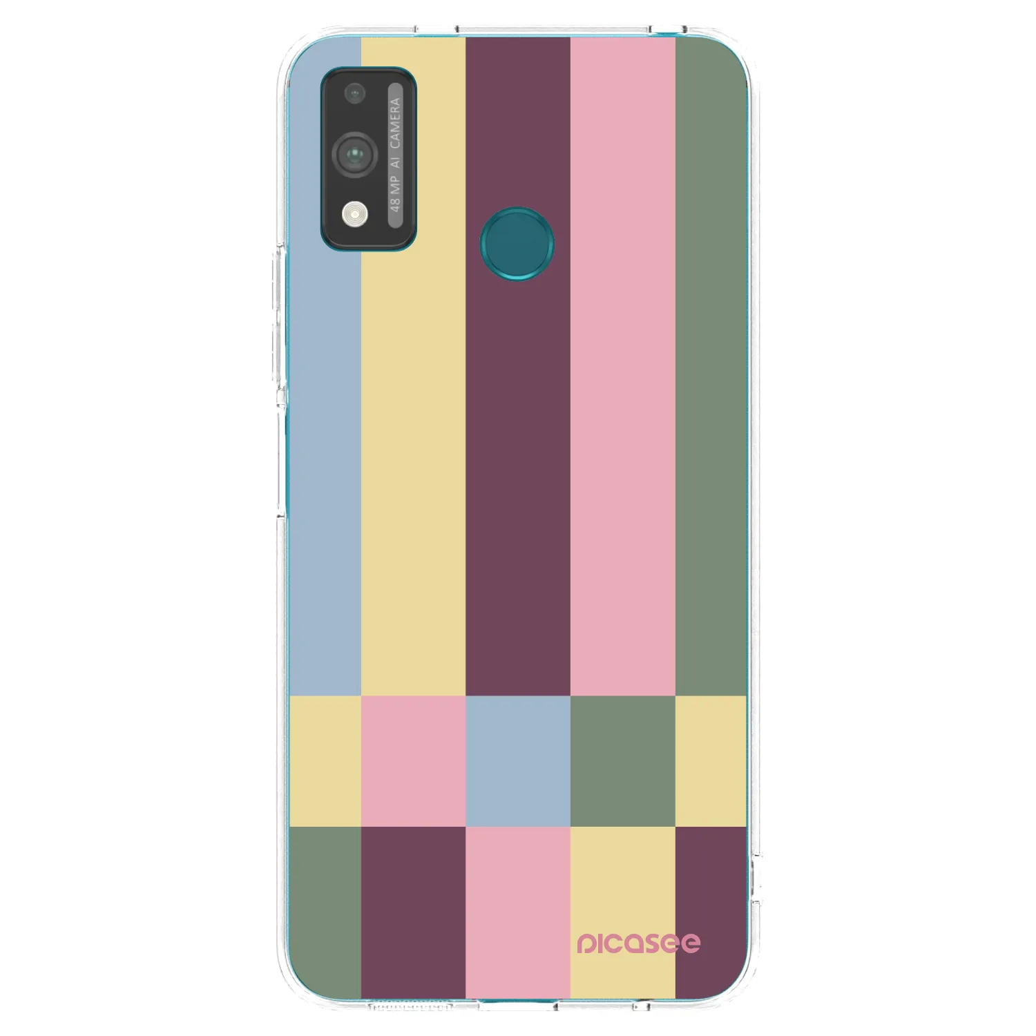 Picasee διαφανής θήκη σιλικόνης Honor 9X Lite - Lobby tiles
