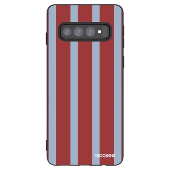 Picasee Μαύρη θήκη σιλικόνης για Samsung Galaxy S10 G973 - Lounge pass