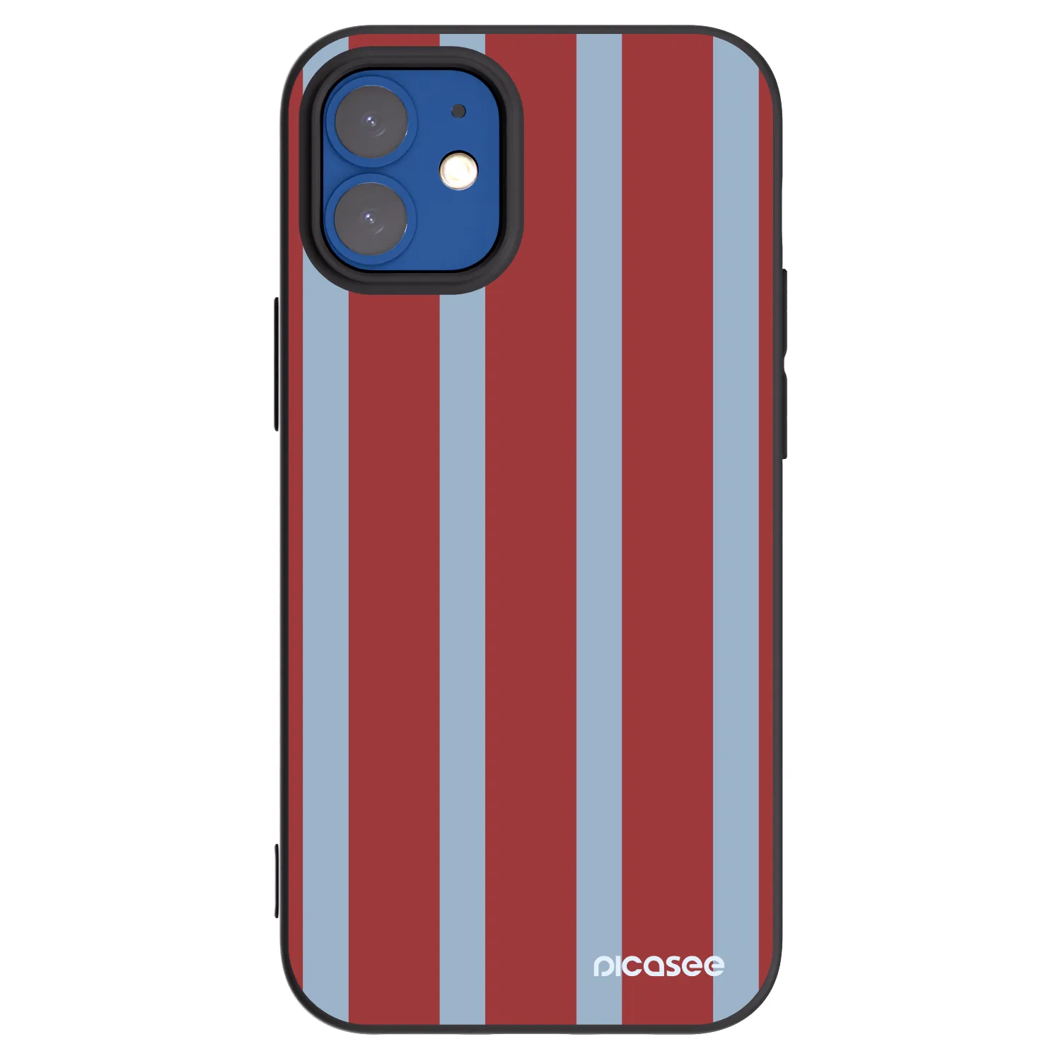 Picasee Μαύρη θήκη σιλικόνης για Apple iPhone 12 mini - Lounge pass