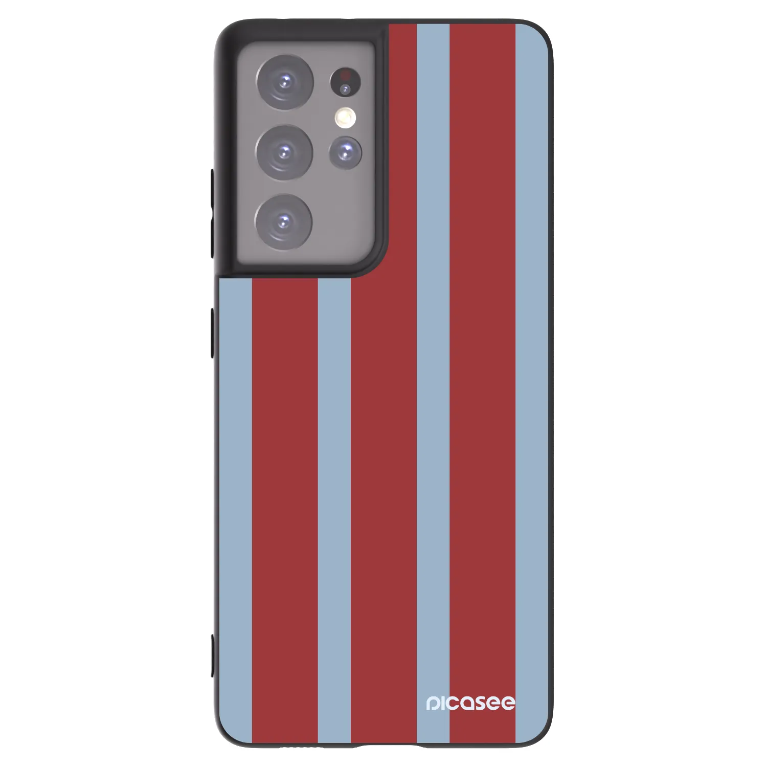 Picasee Μαύρη θήκη σιλικόνης για Samsung Galaxy S21 Ultra 5G G998B - Lounge pass