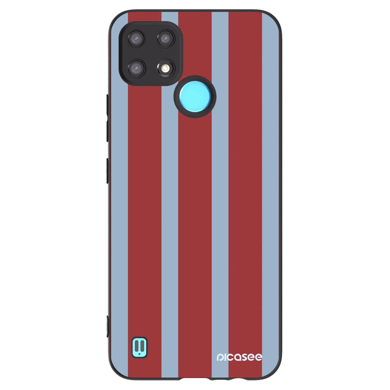 Picasee Μαύρη θήκη σιλικόνης για Realme C21 - Lounge pass