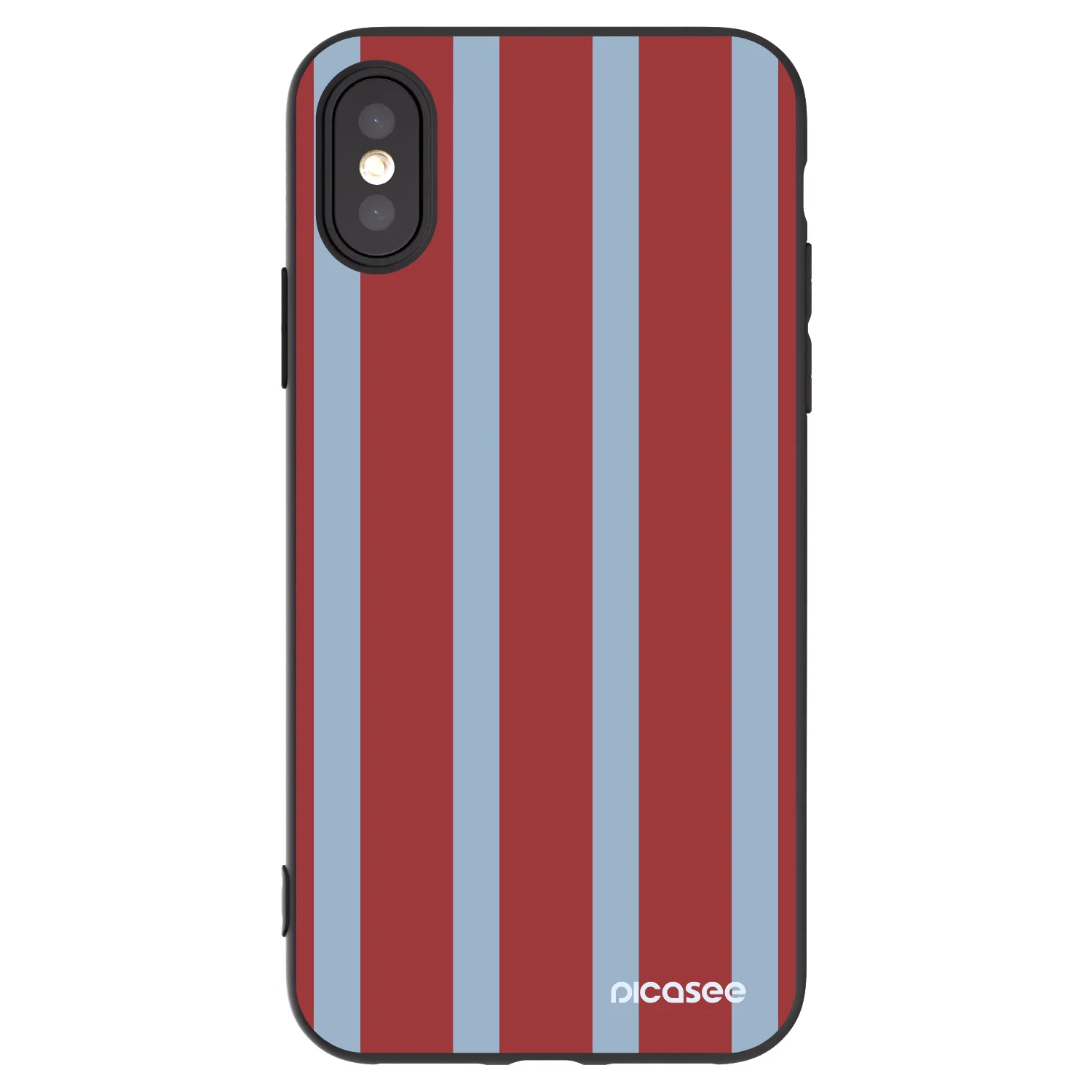 Picasee Μαύρη θήκη σιλικόνης για Apple iPhone X/XS - Lounge pass