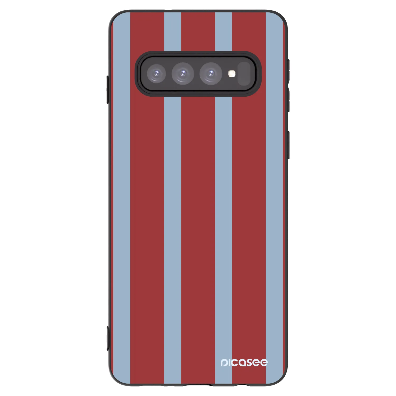 Picasee Μαύρη θήκη σιλικόνης για Samsung Galaxy S10 G973 - Lounge pass