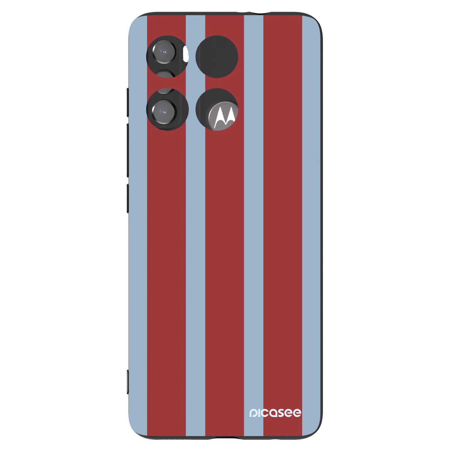 Picasee Μαύρη θήκη σιλικόνης για Motorola Edge 60 5G - Lounge pass
