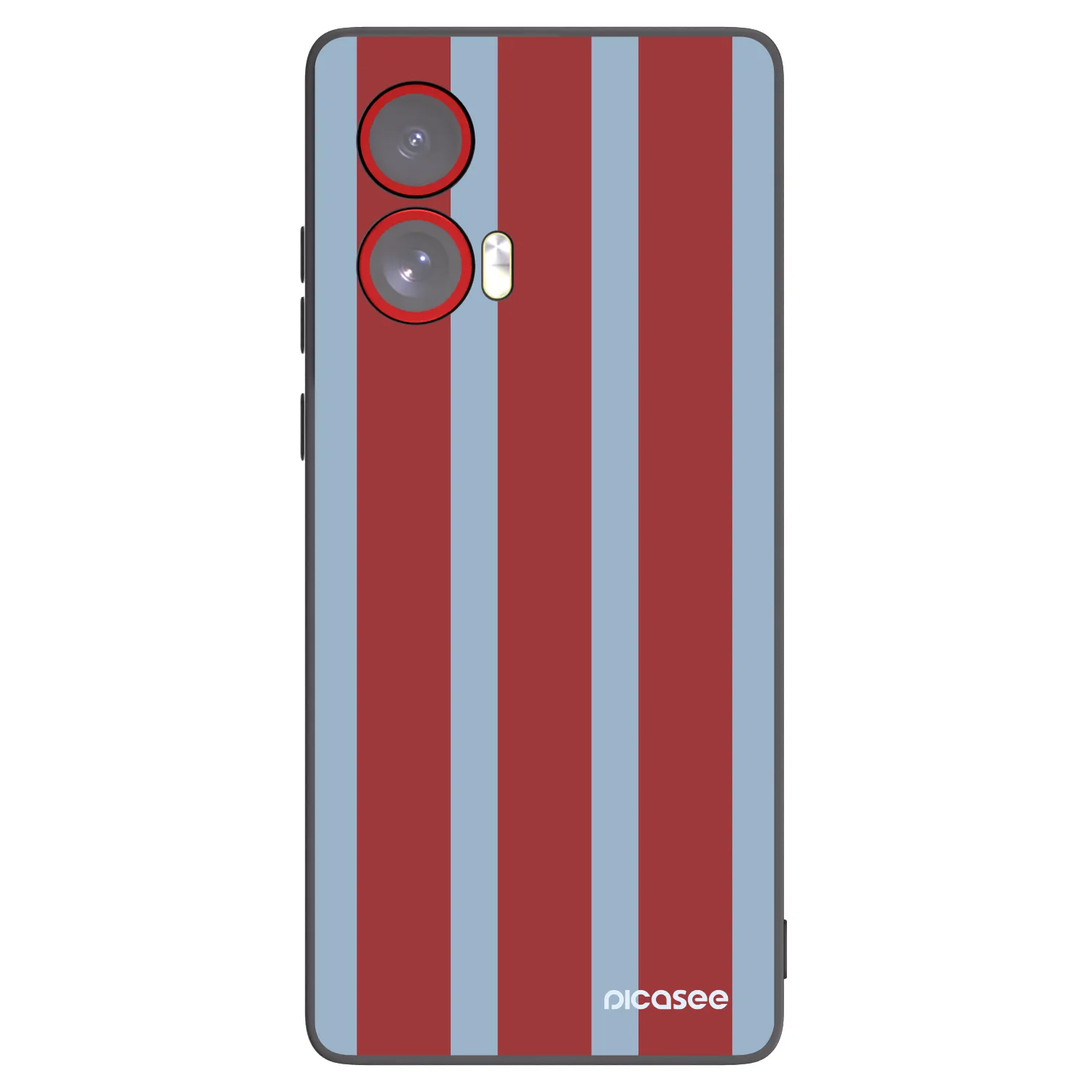 Picasee Μαύρη θήκη σιλικόνης για Motorola Edge 50 Fusion - Lounge pass