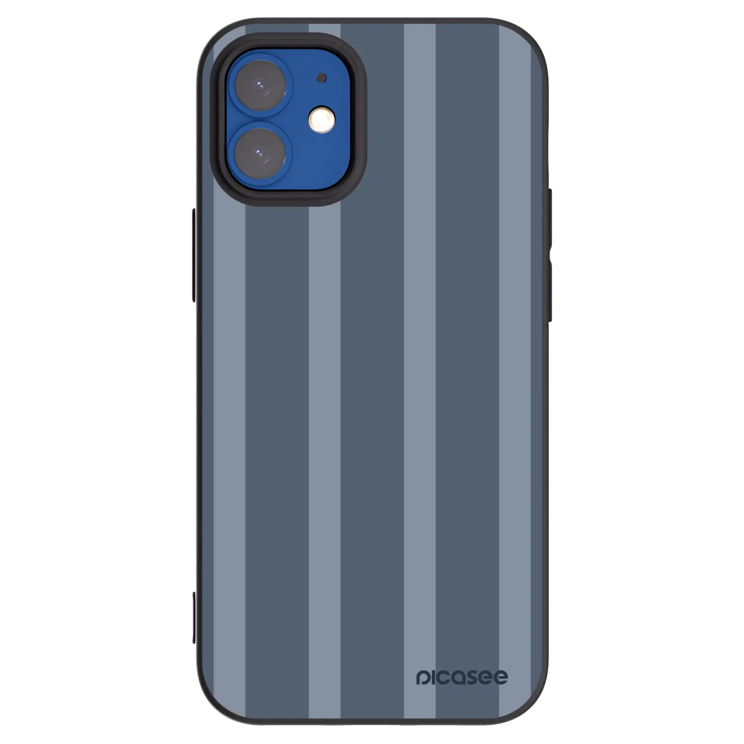Picasee Μαύρη θήκη σιλικόνης για Apple iPhone 12 mini - Midnight lounge