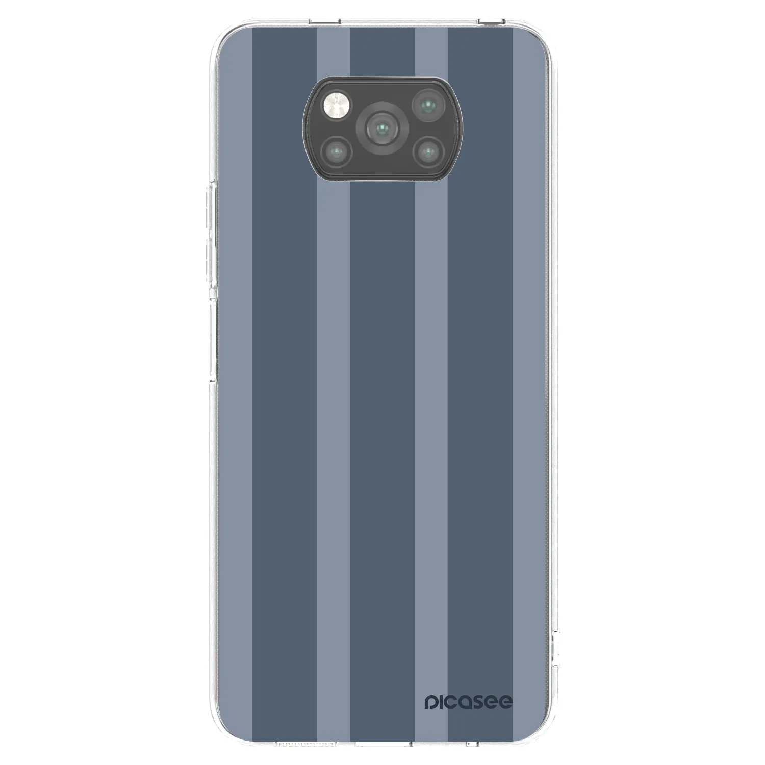 Picasee Μαύρη θήκη σιλικόνης για Xiaomi Poco X3 Pro - Midnight lounge